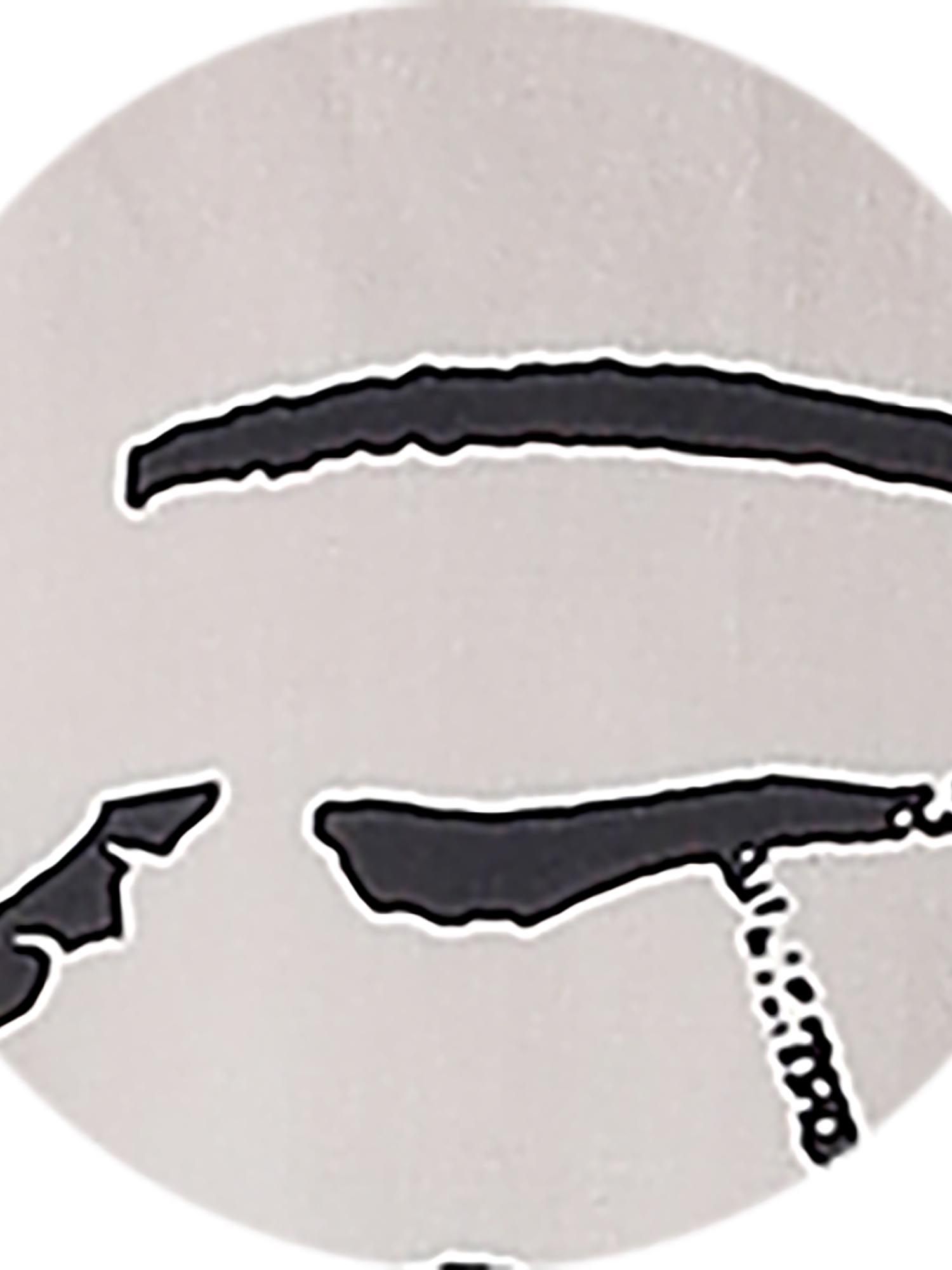Off White Abstract Men Shirt