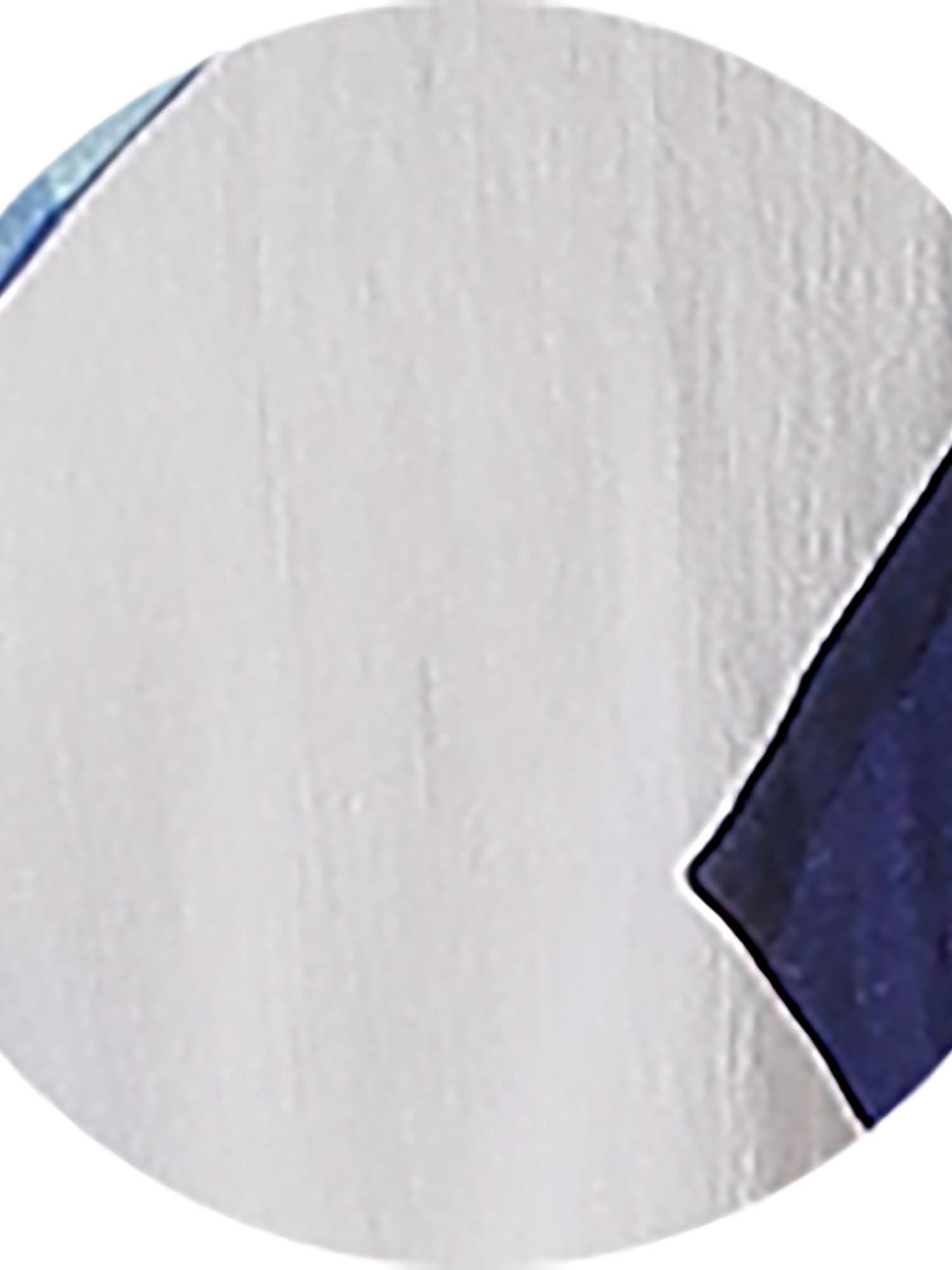 White Geometric Men Shirt
