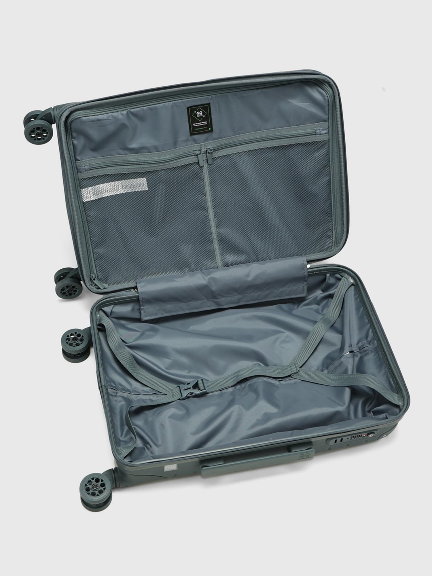 Gotech Unisex Hard Shell Trolley Bag - Blue