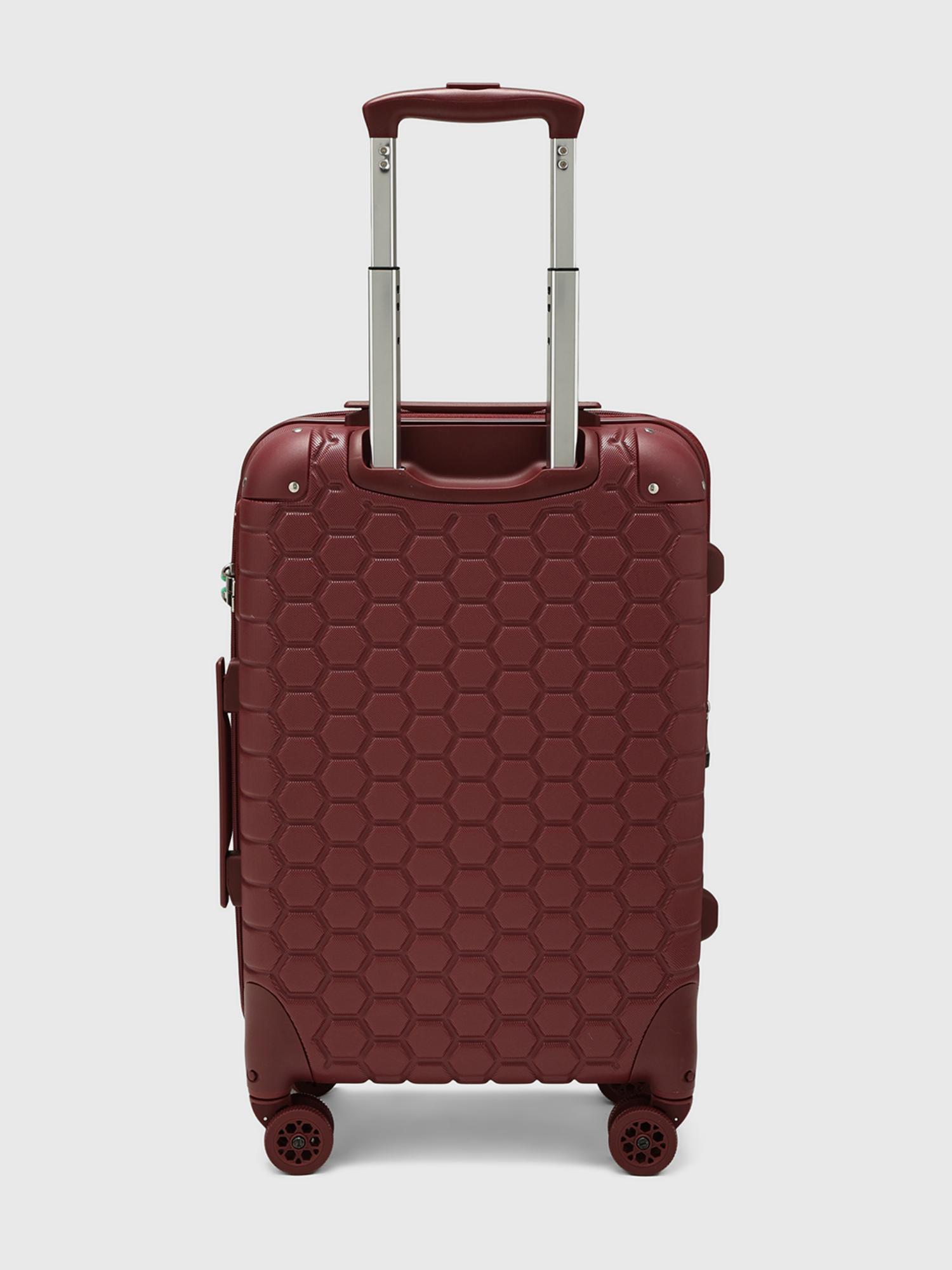 Gotech Unisex Hard Shell Trolley Bag - Maroon