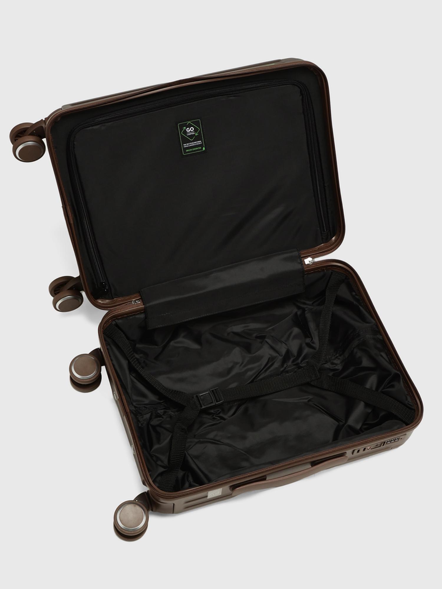 Tinny Go Unisex Hard Shell Trolley Bag - Bronze
