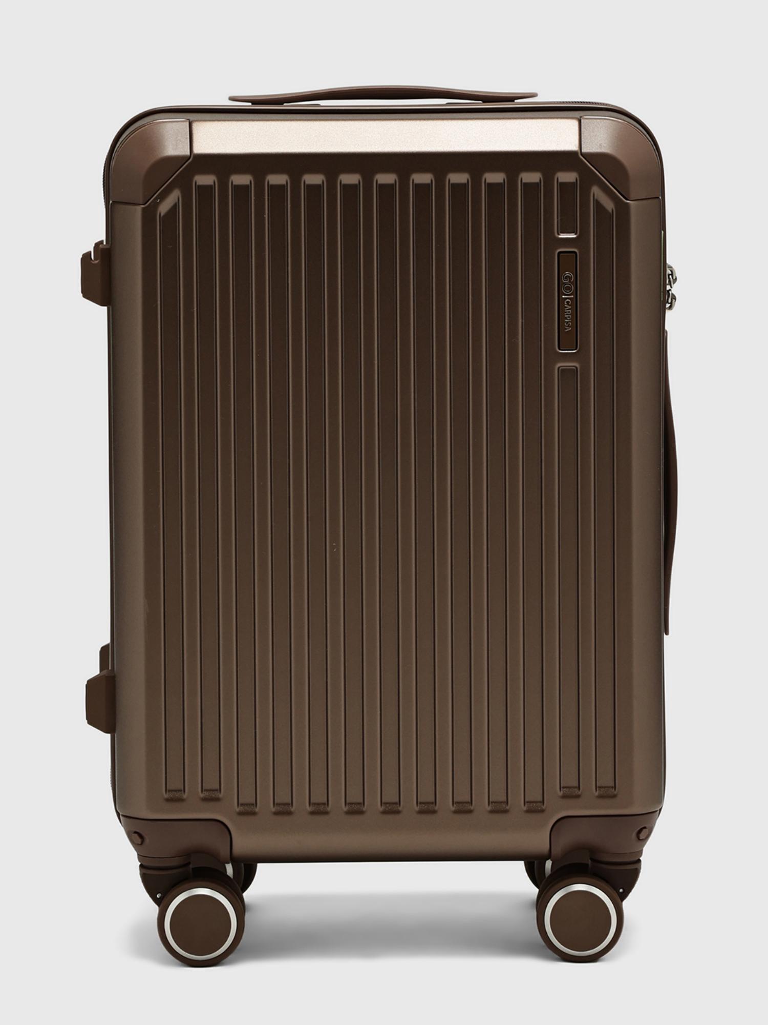 Tinny Go Unisex Hard Shell Trolley Bag - Bronze