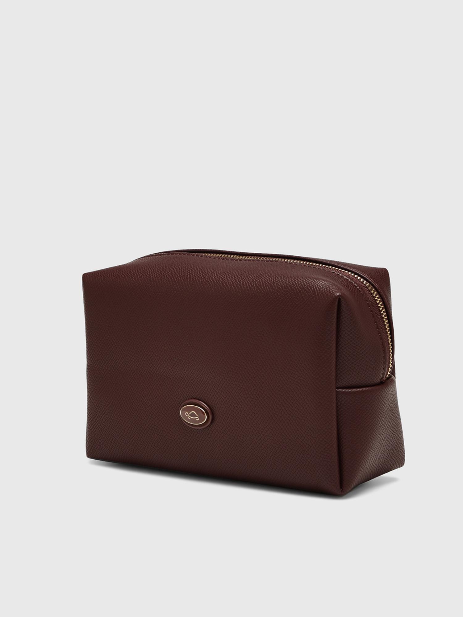 Accessories Women Beauty Pouch - Maroon (M)