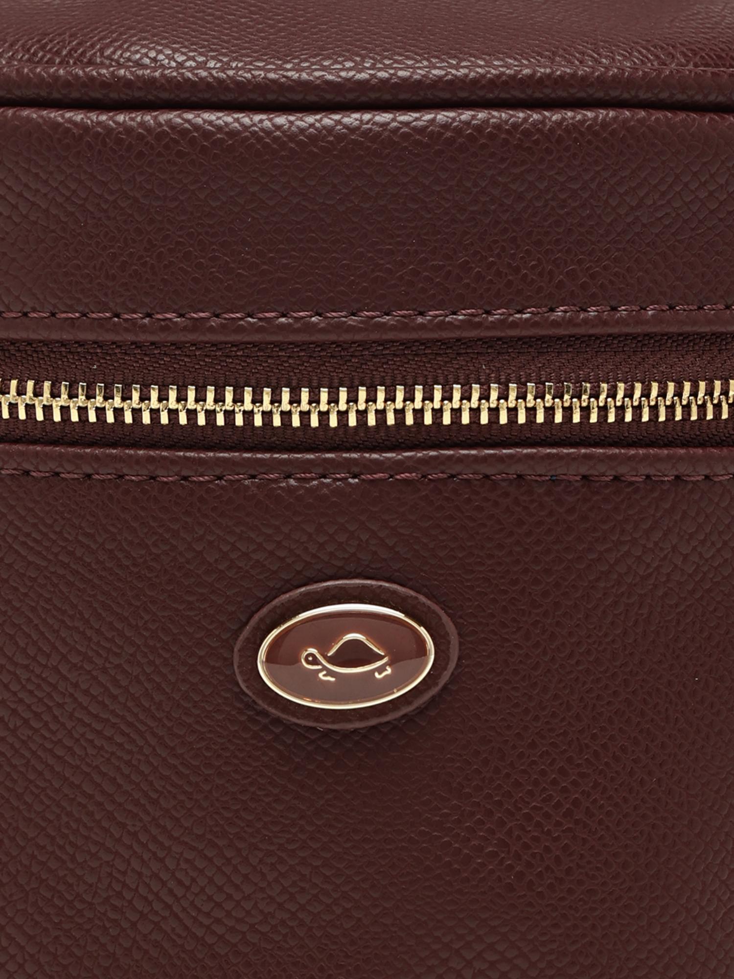 Leonia Accessories Women Beauty Pouch - Maroon (M)