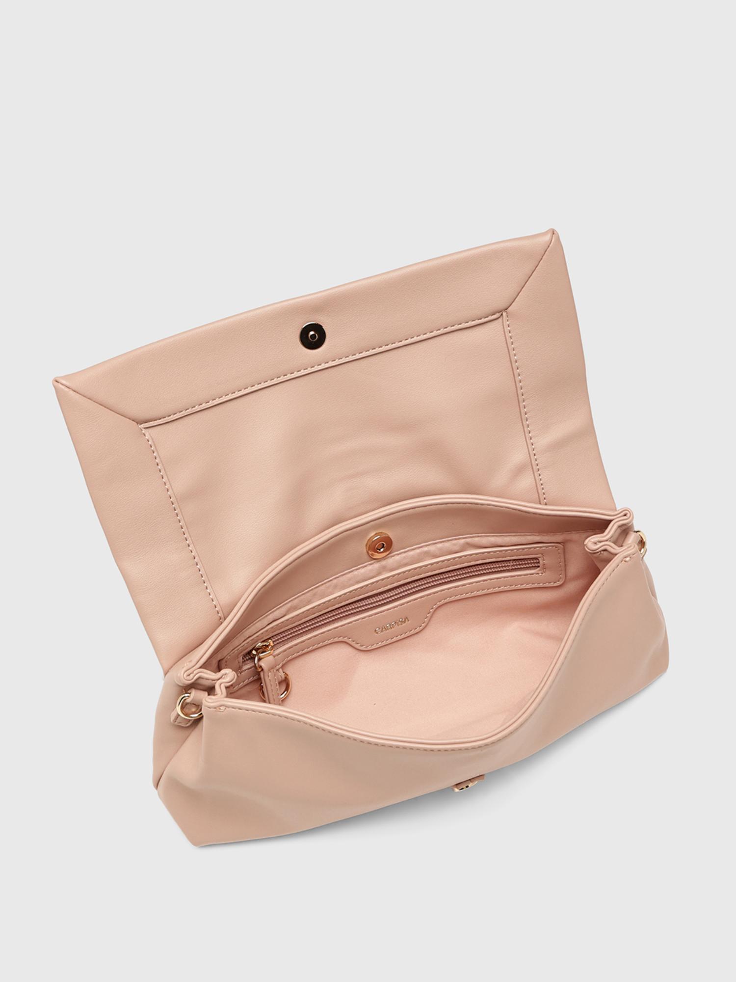 Cindy Women Crossbody Sling Bag With Detachable Strap - Pink (S)