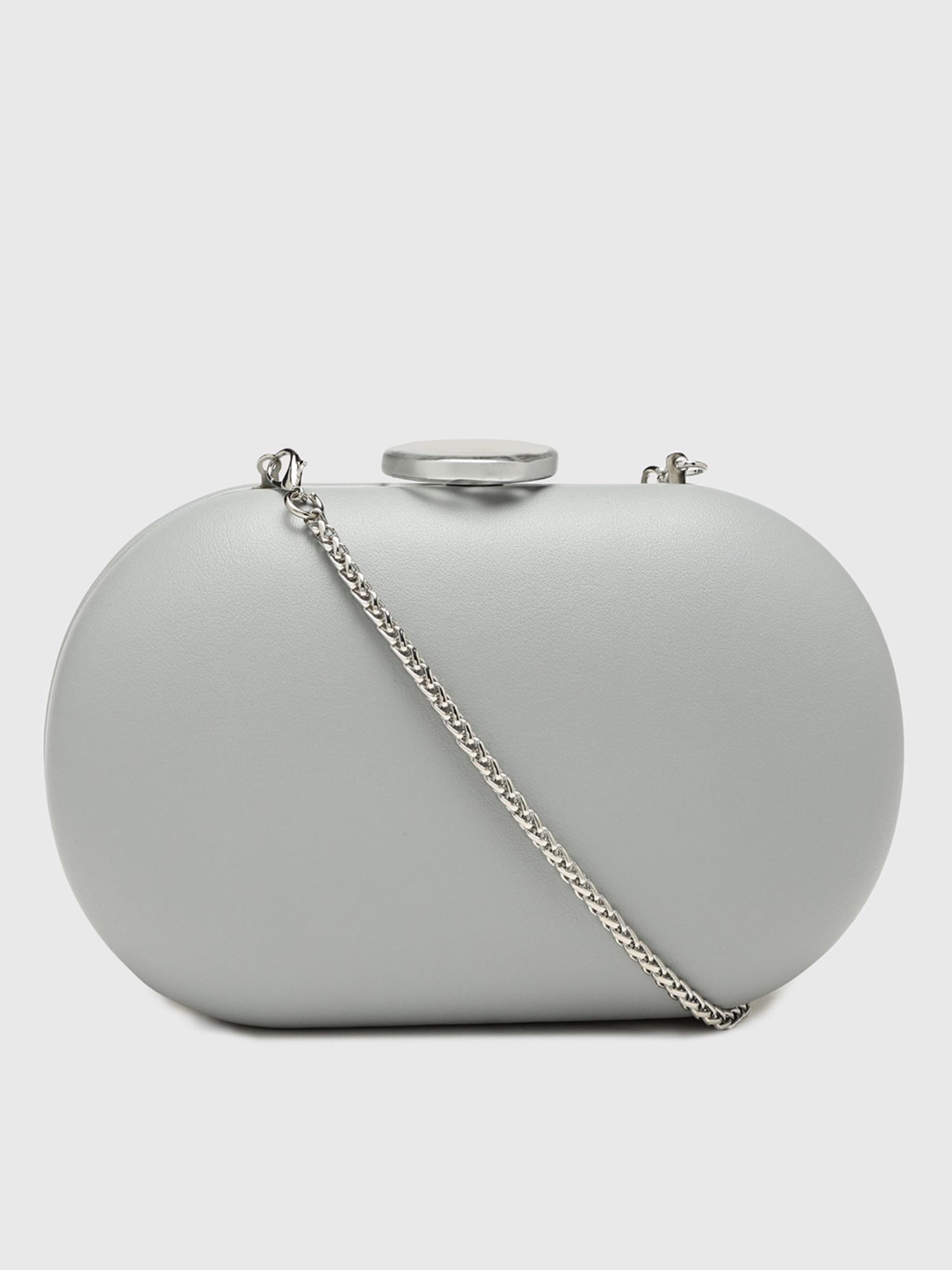 Tangerine V2 Women Clutch With Detachable Strap - Blue (S)