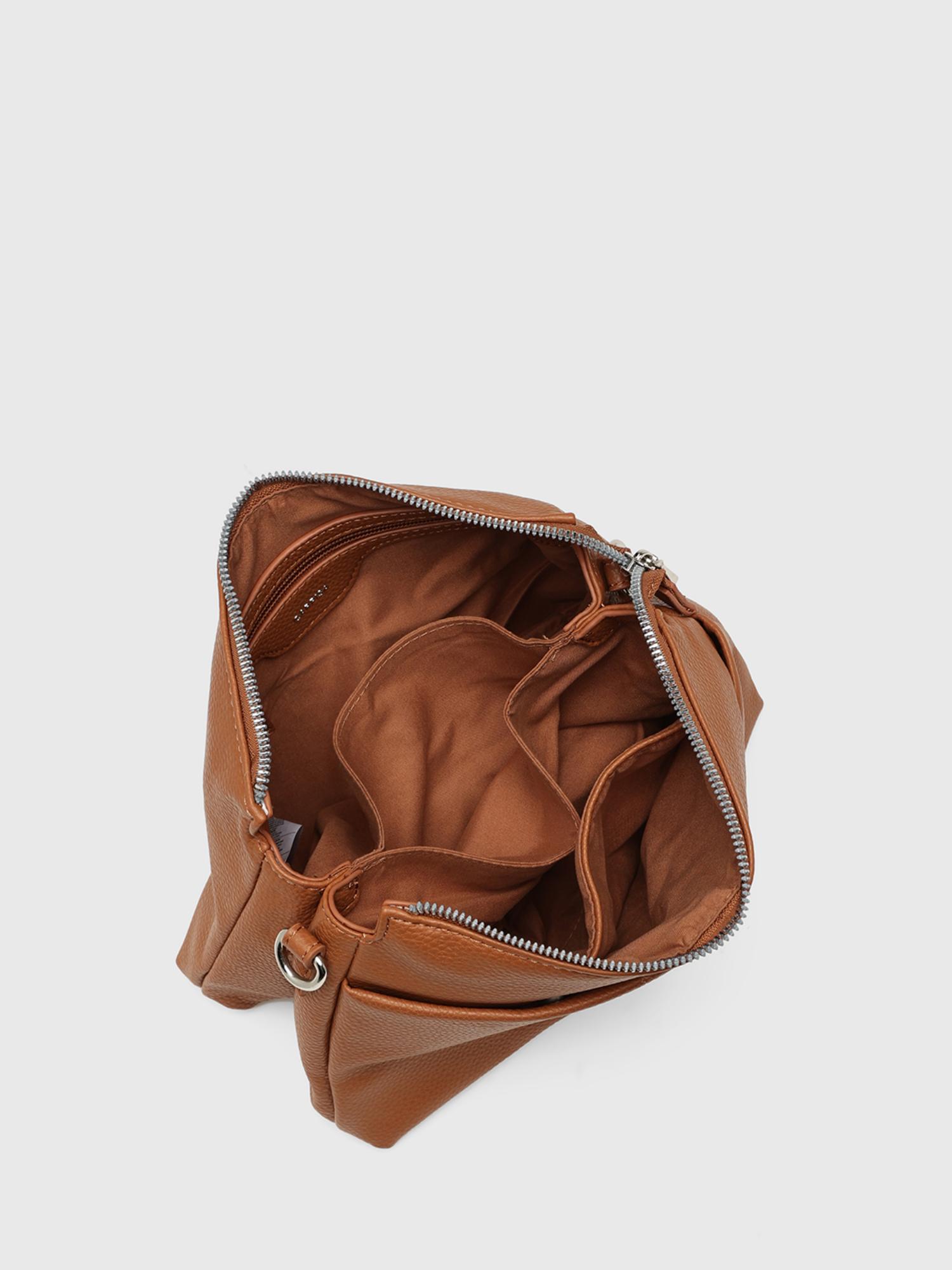 Yukon Women Crossbody Sling Bag With Detachable Strap - Tan (S)