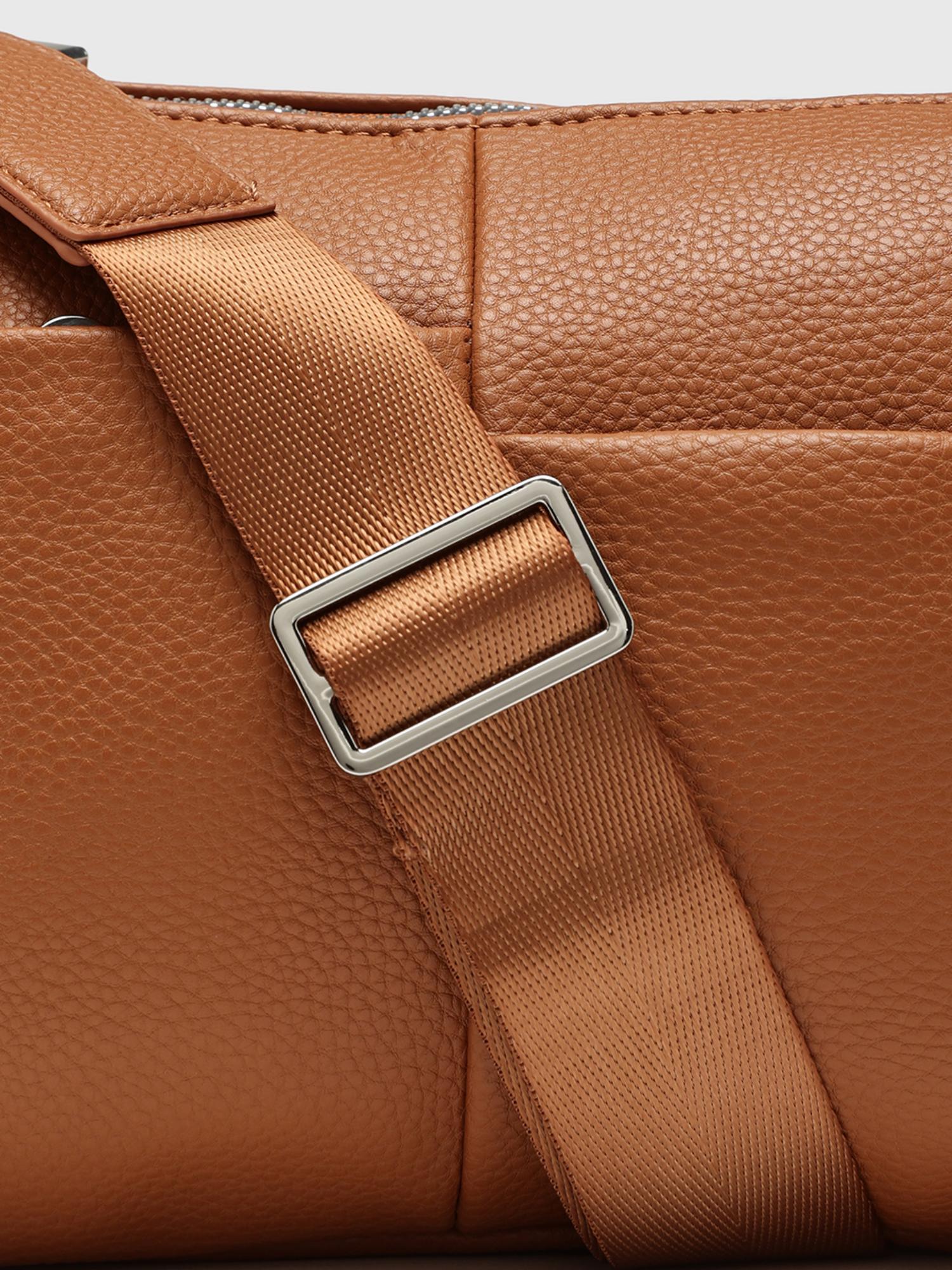 Yukon Women Crossbody Sling Bag With Detachable Strap - Tan (S)