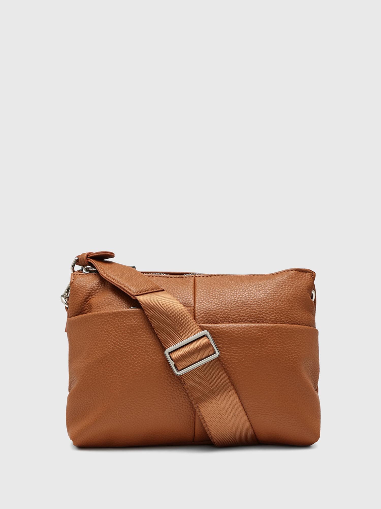 Yukon Women Crossbody Sling Bag With Detachable Strap - Tan (S)