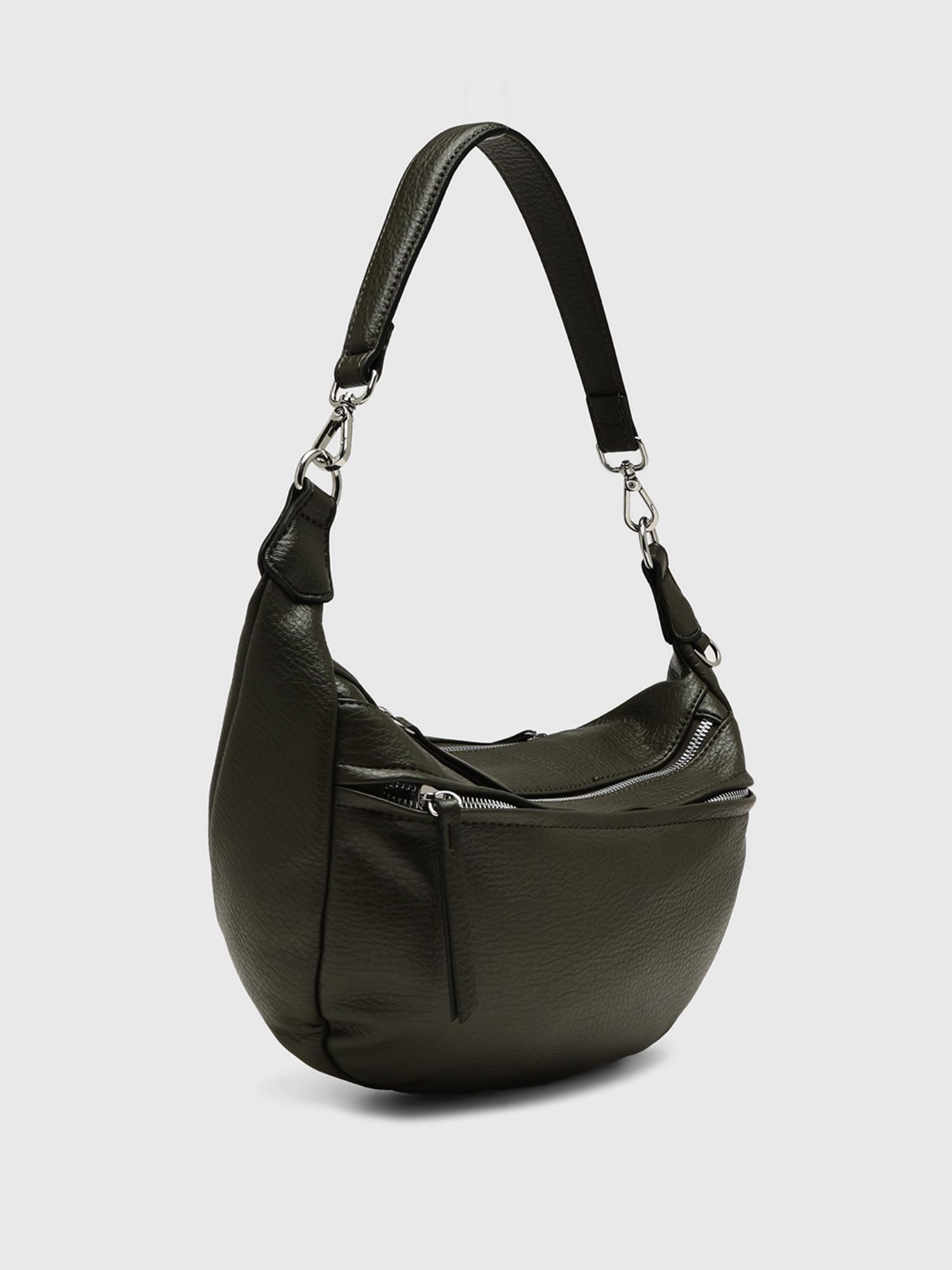 Boston Women Sack Handbag With Detachable Strap - Green (M)