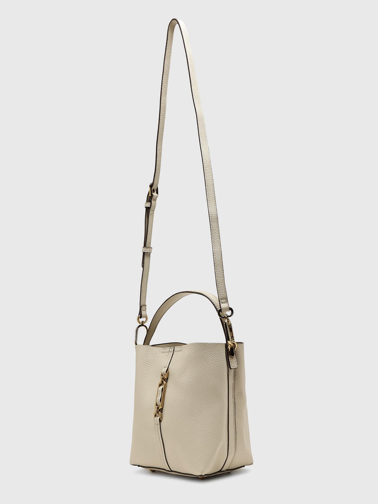 Giulia Women Crossbody Sling Bag With Detachable Strap - Cream (S)
