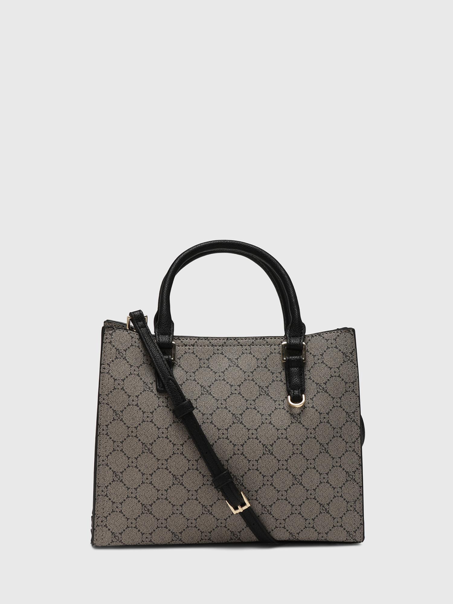 Diana Women Satchel Bag With Detachable Strap - Taupe (M)