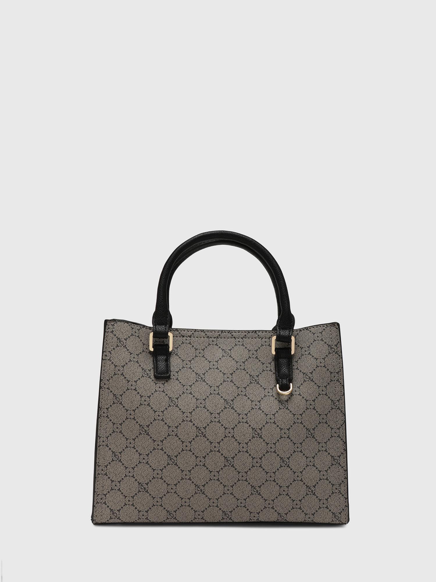 Diana Women Satchel Bag With Detachable Strap - Taupe (M)