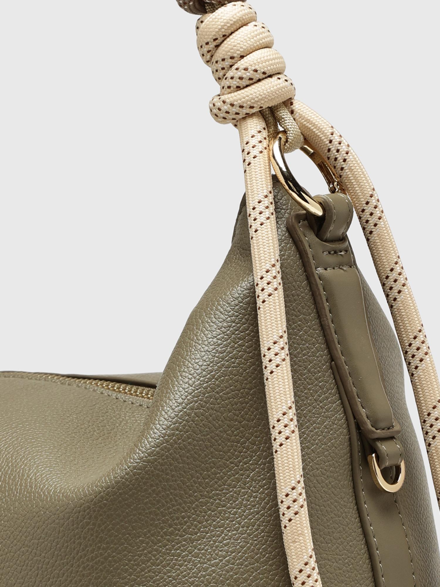 Ciclamino Women Handbag With Detachable Strap - Olive (M)