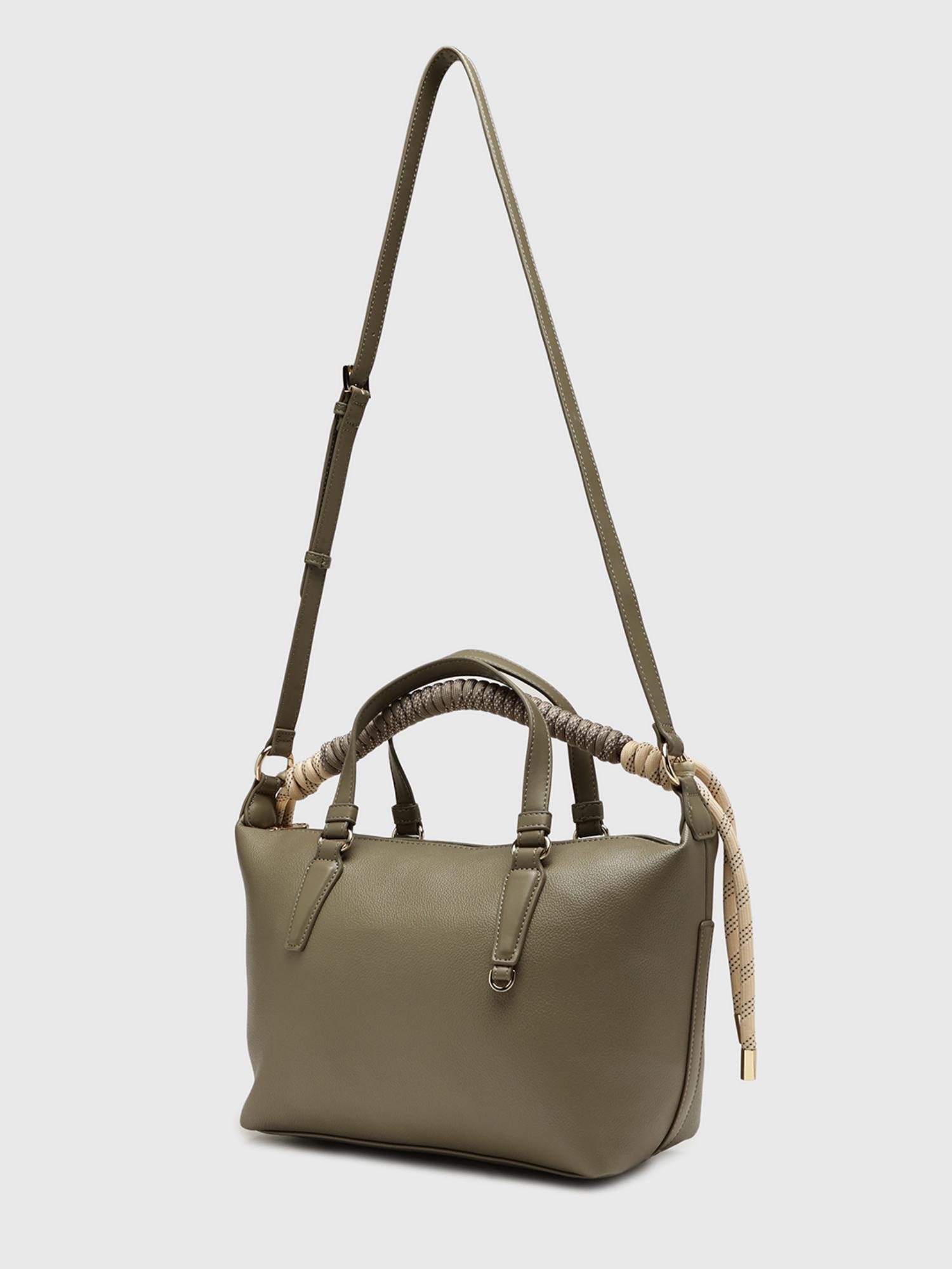 Ciclamino Women Handbag With Detachable Strap - Olive (M)