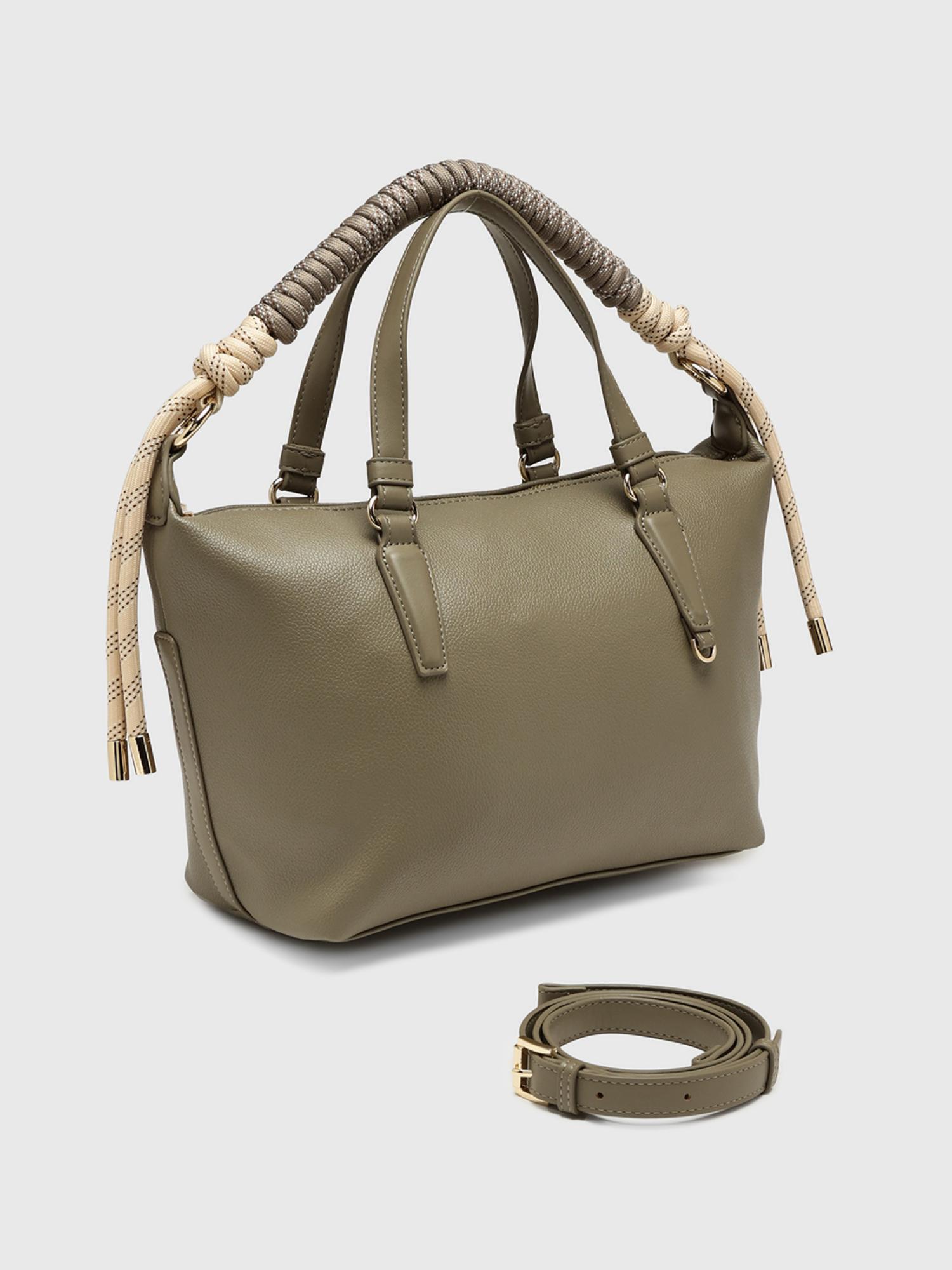 Ciclamino Women Handbag With Detachable Strap - Olive (M)