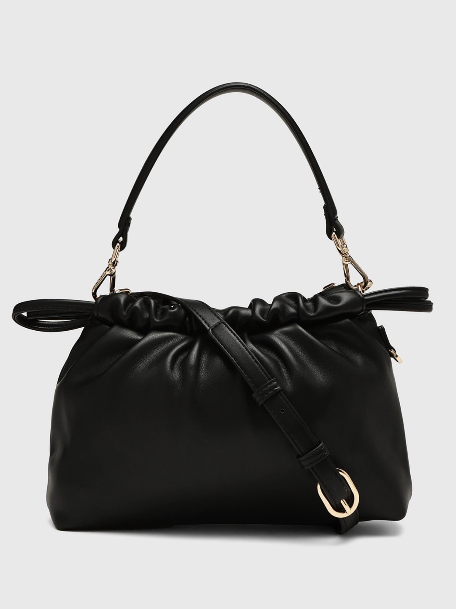 Elena Women Crossbody Sling Bag With Detachable Strap - Black (S)