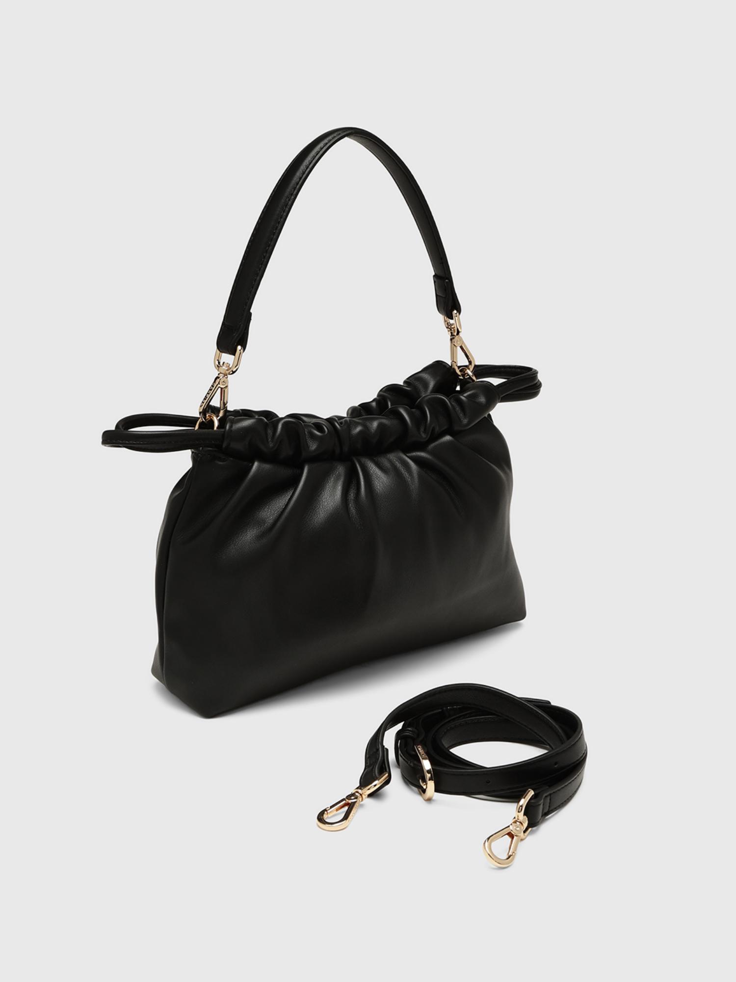 Elena Women Crossbody Sling Bag With Detachable Strap - Black (S)