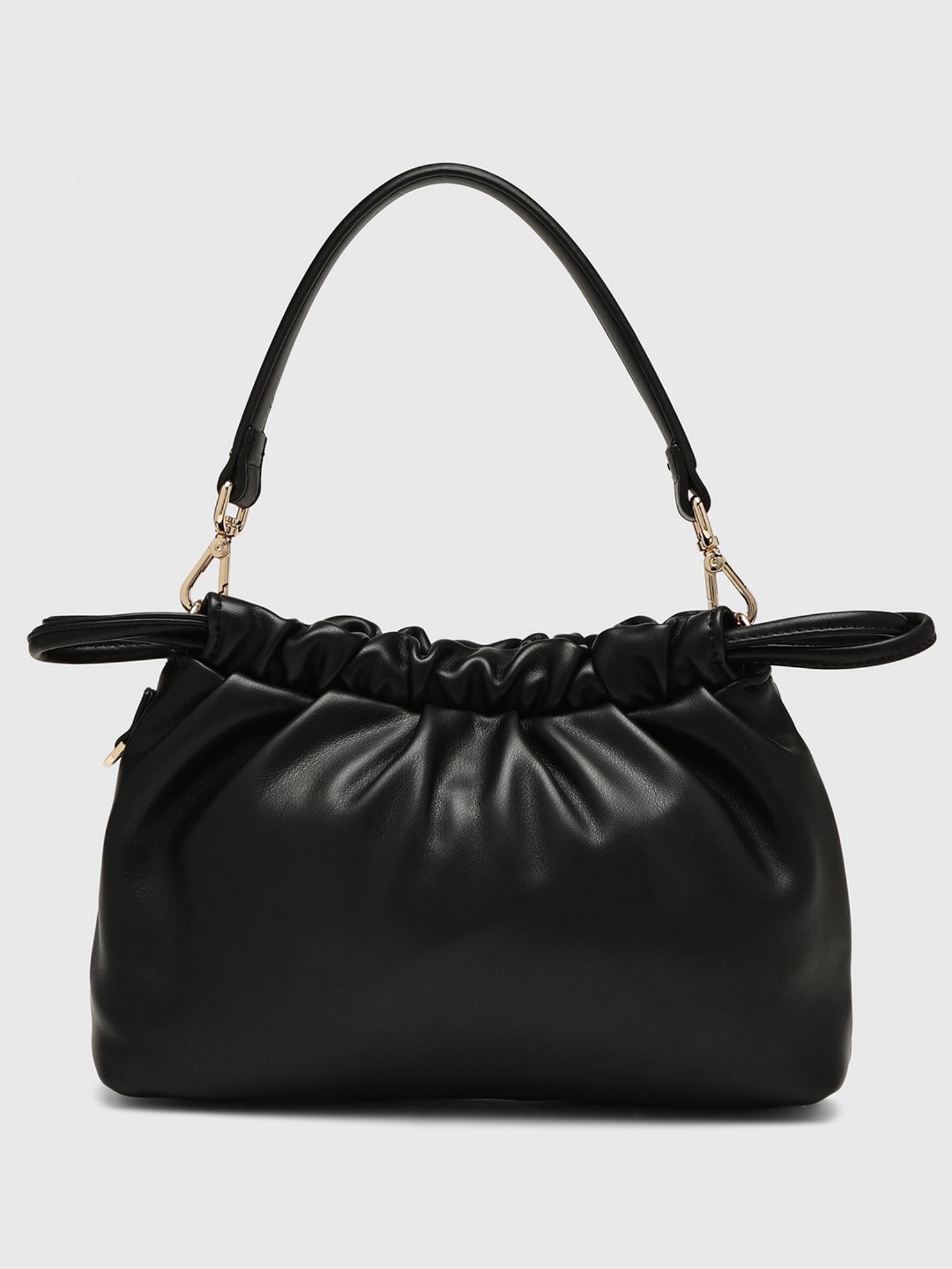 Elena Women Crossbody Sling Bag With Detachable Strap - Black (S)