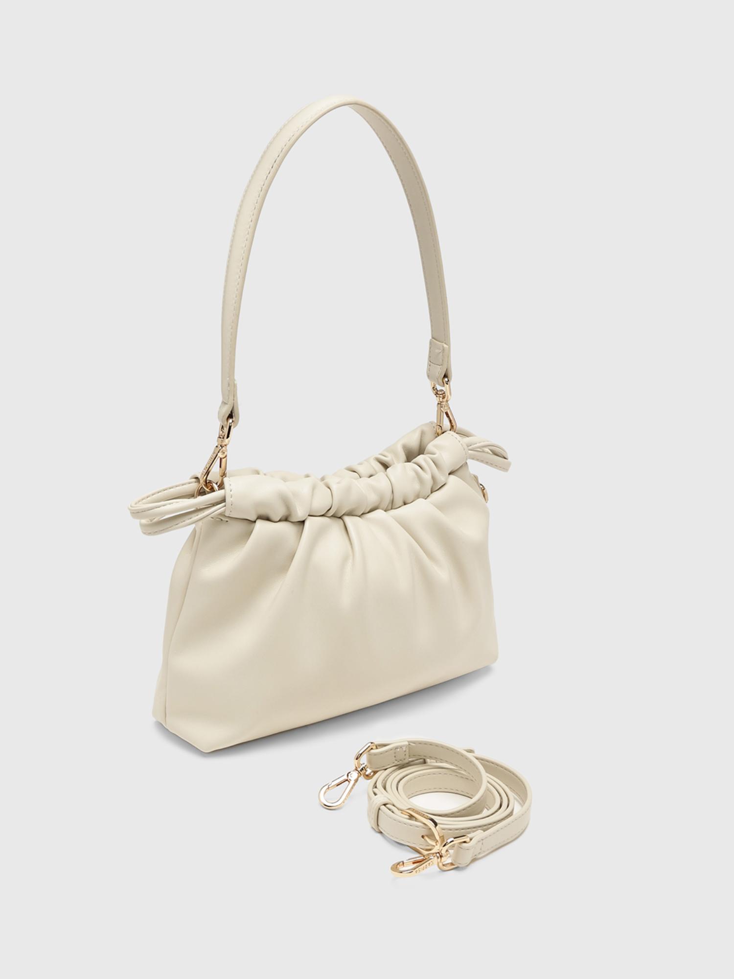 Elena Women Crossbody Sling Bag With Detachable Strap - Off White (S)