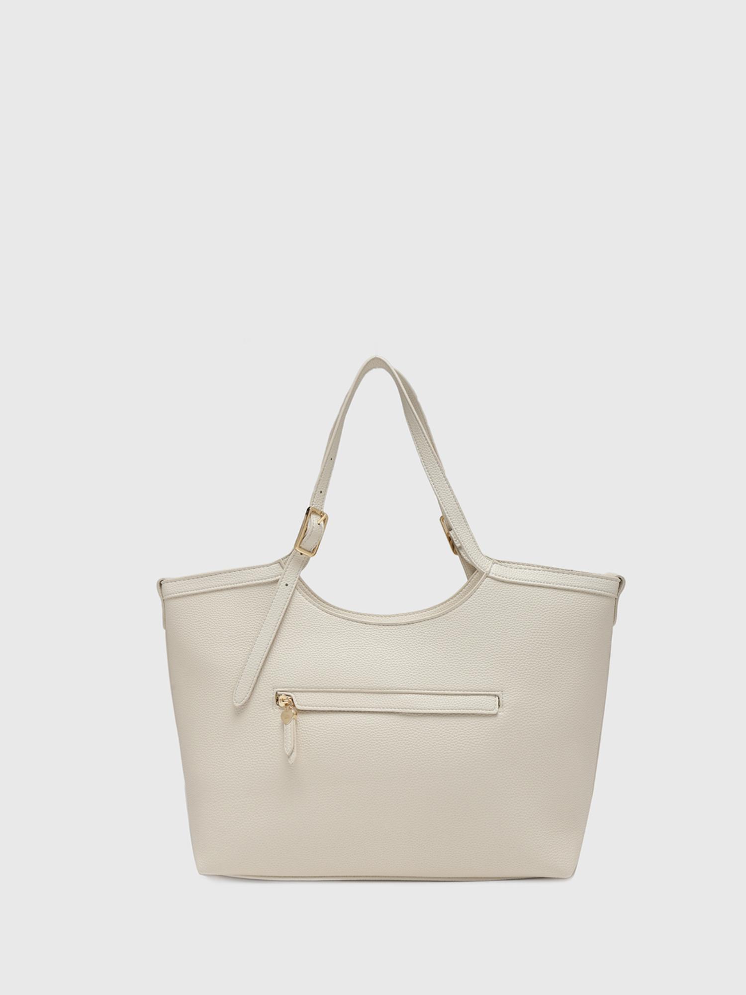 Rosa V2 Women Tote Bag - Off White (L)