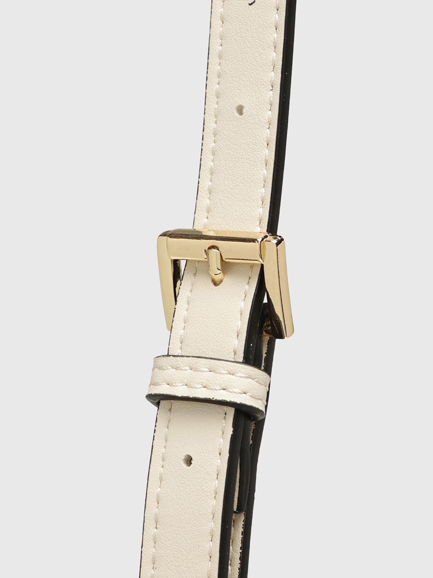 Giada V2 Women Handbag With Detachable Strap - Off White (L)