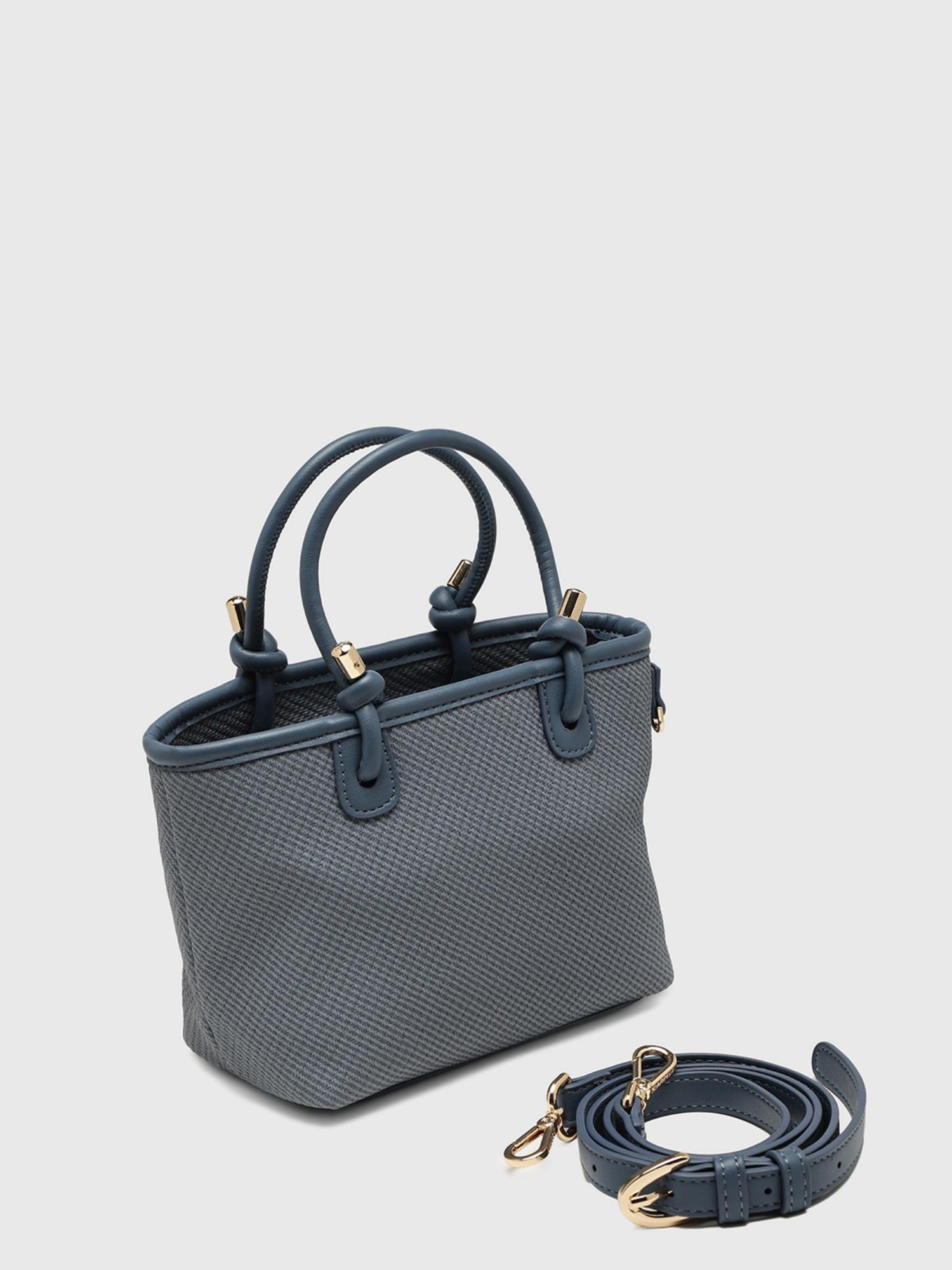Jasmine Women Satchel Bag With Detachable Strap - Teal (S)