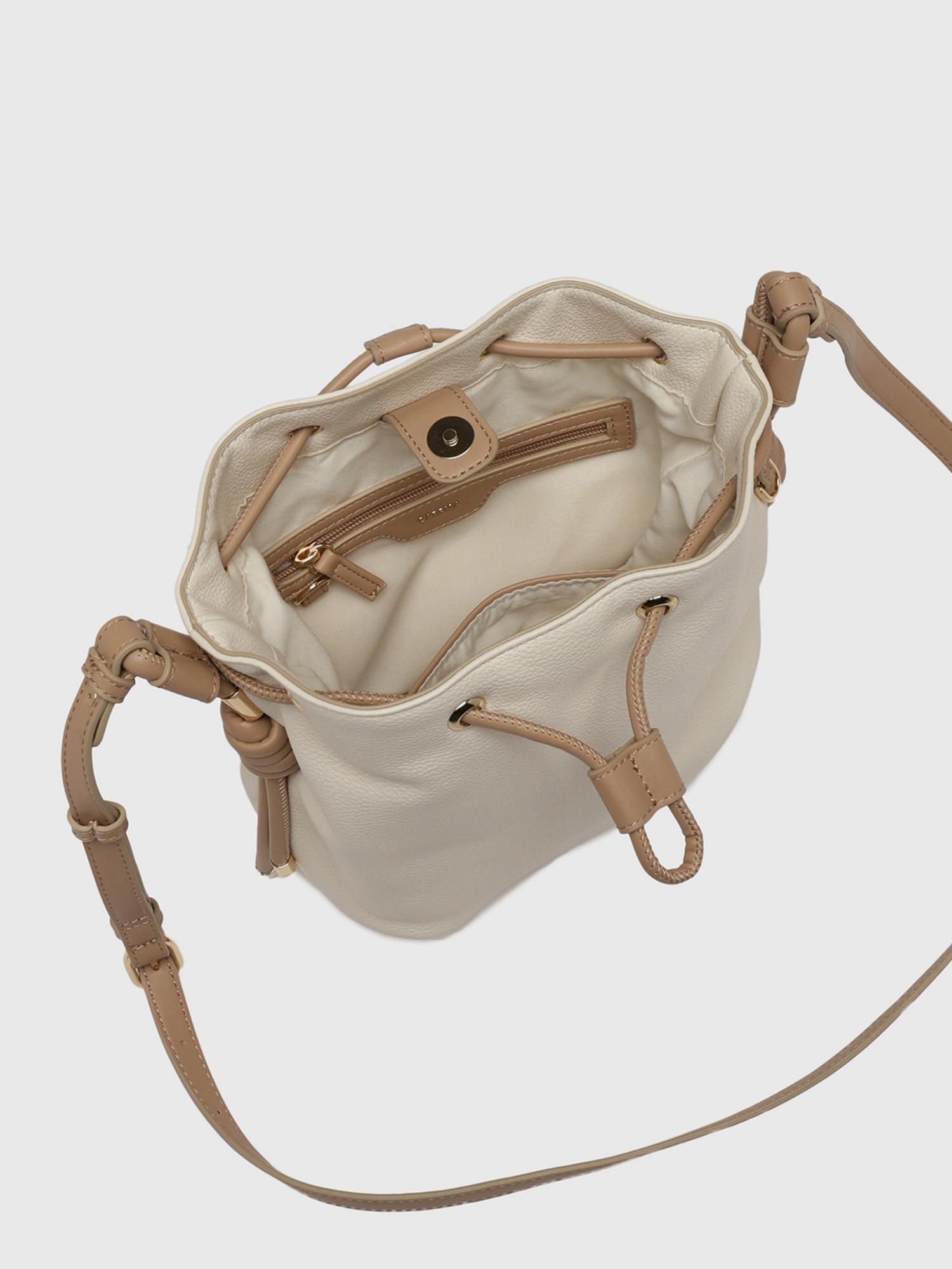 Arnica Women Crossbody Sling Bag With Detachable Strap - Off White (M)