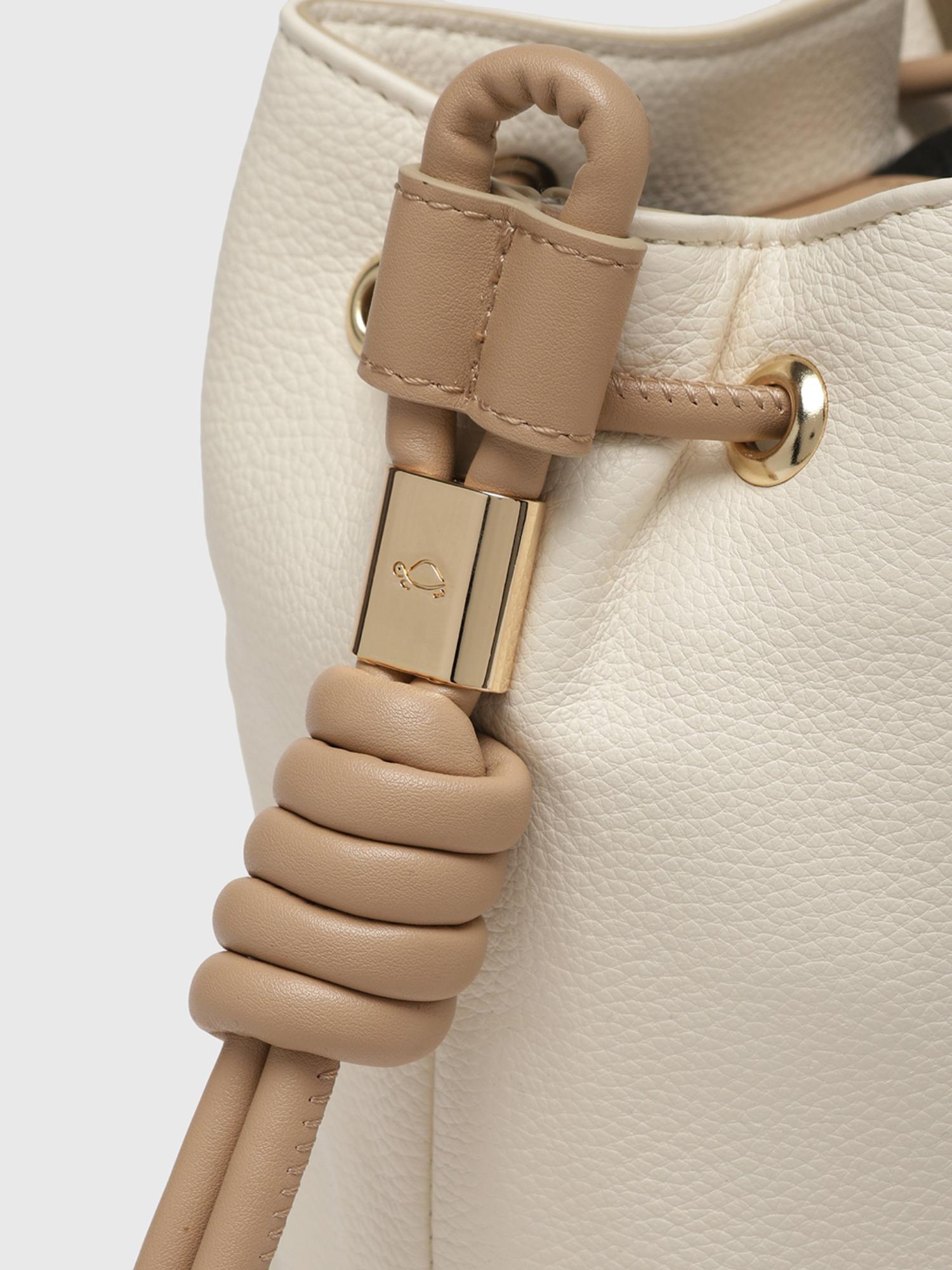Arnica Women Crossbody Sling Bag With Detachable Strap - Off White (M)