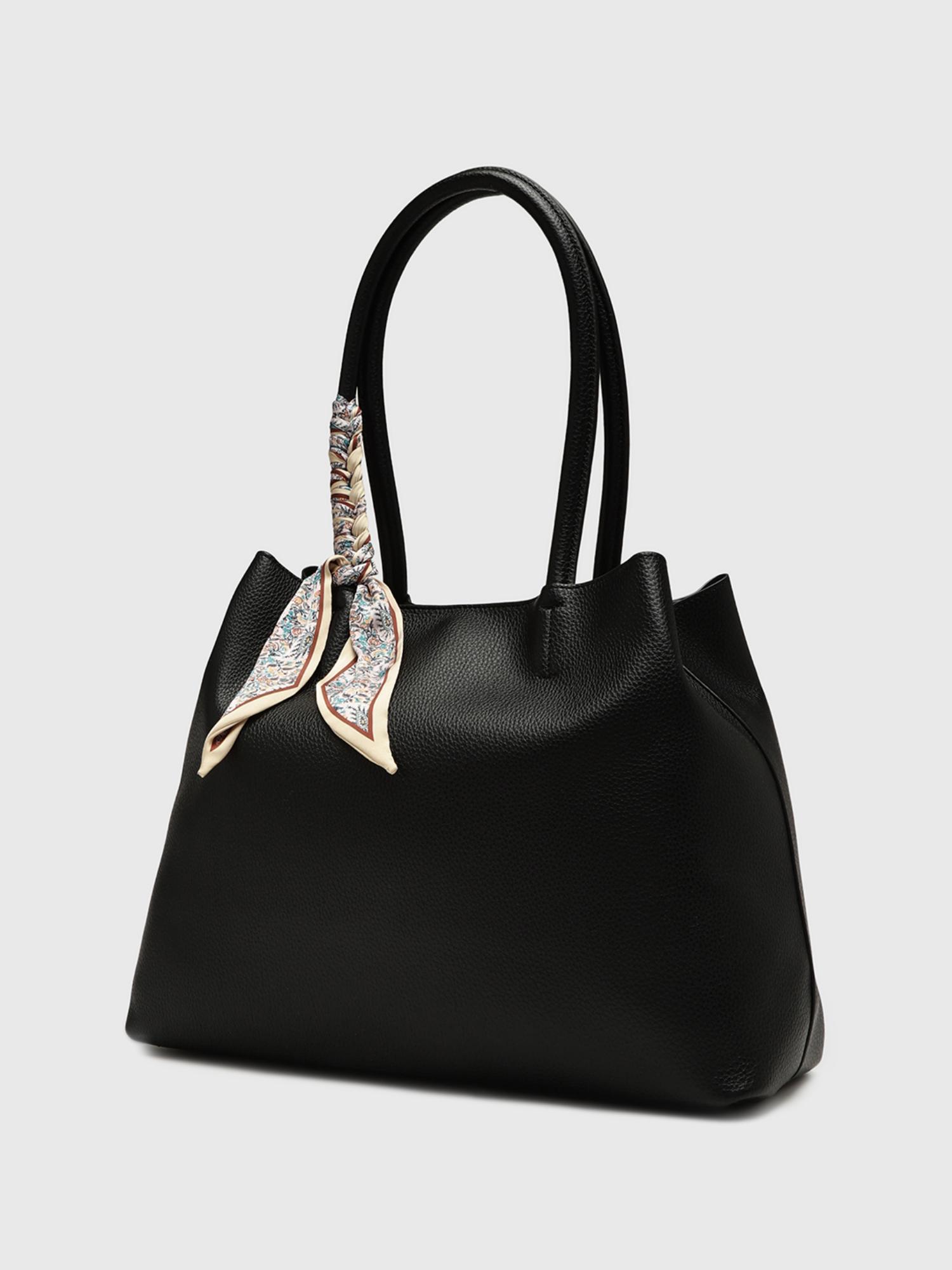 Valentina Women Tote Bag - Black (L)