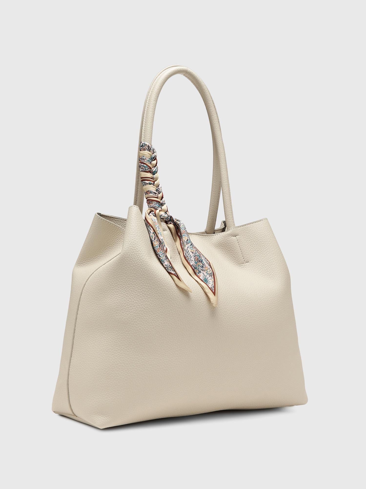 Valentina Women Tote Bag - Off White (L)
