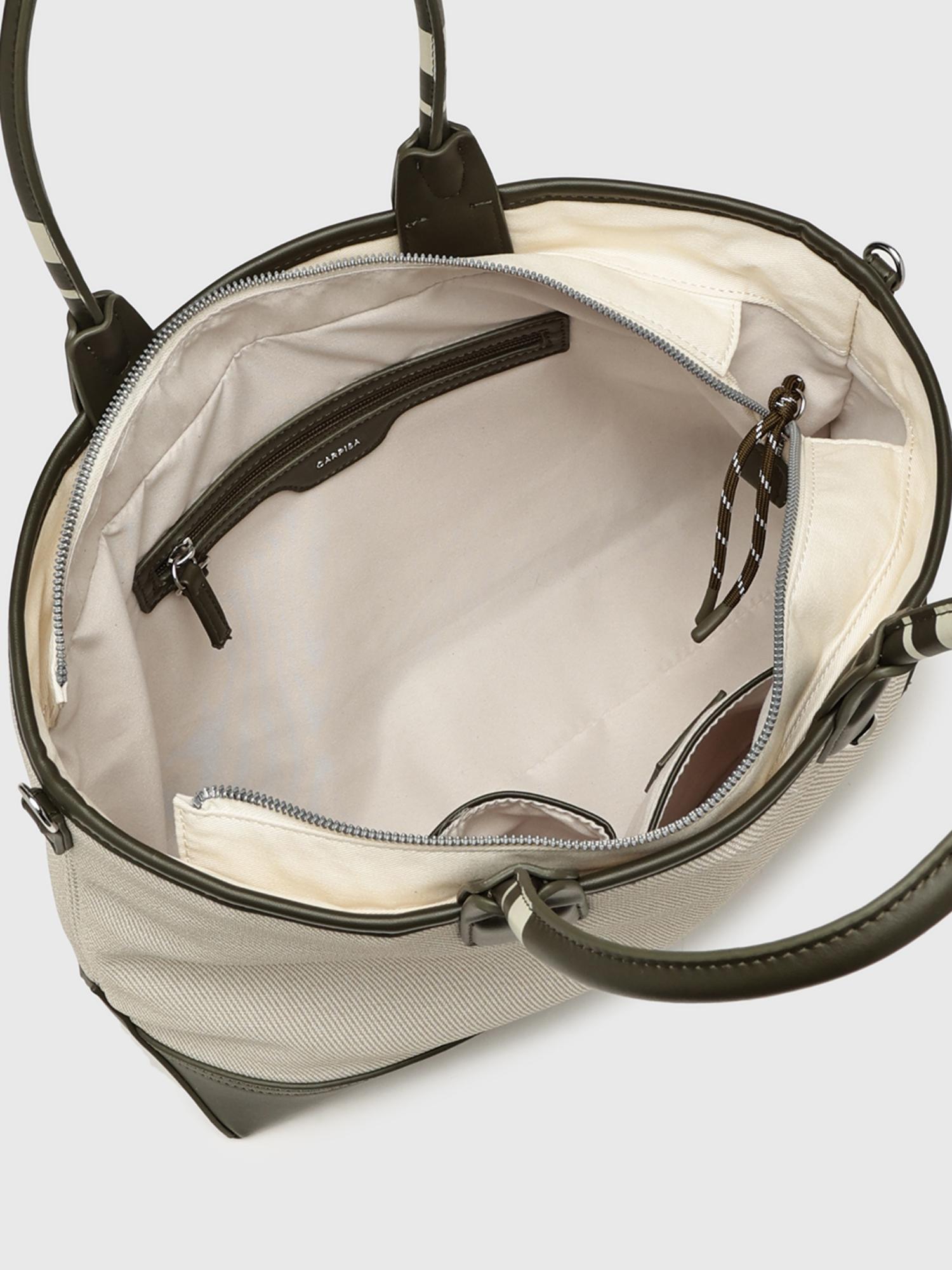 Gabriela V1 Women Tote Bag With Detachable Strap - Off White (L)