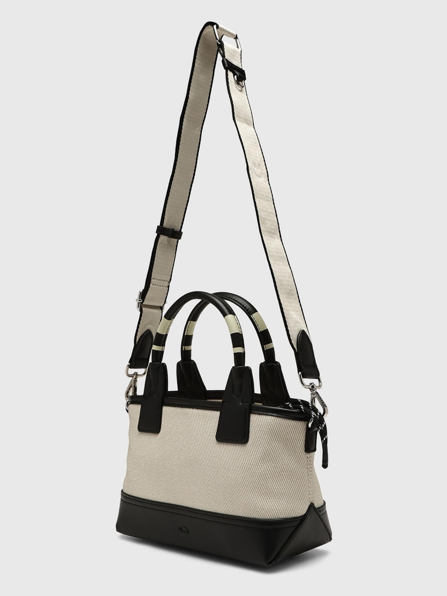 Gabriela V1 Women Satchel Bag With Detachable Strap - Off White (S)