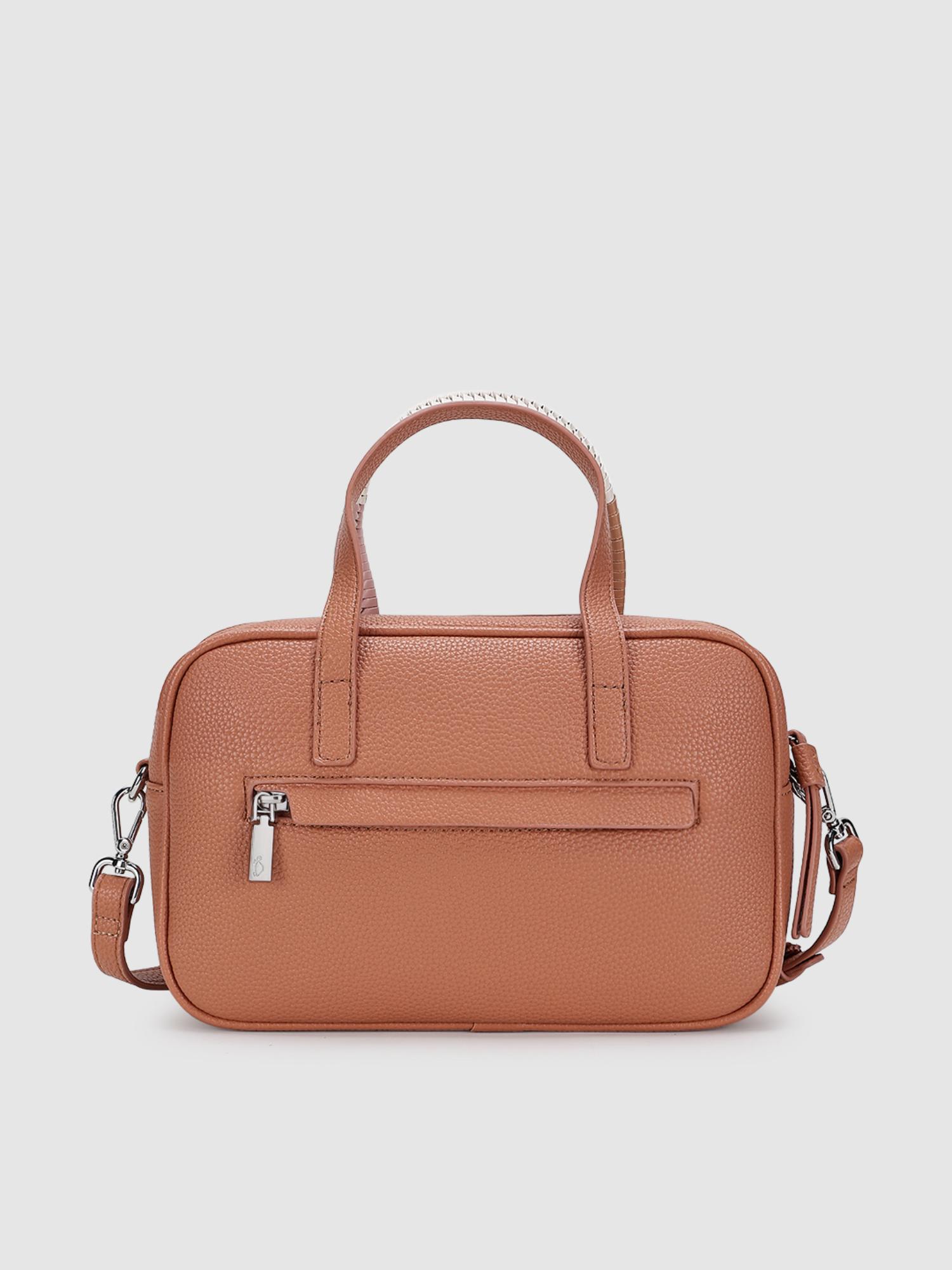 Lucille Women Crossbody Sling Bag With Detachable Strap - Orange (M)