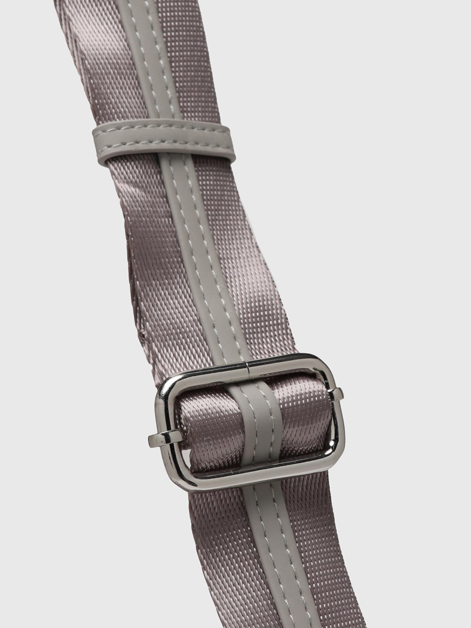 Amsterdam Women Tote Bag With Detachable Strap - Grey (L)