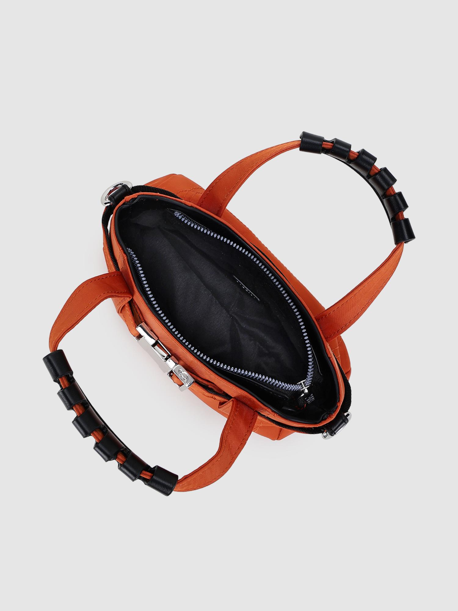 Stefi Women Mini Bag With Detachable Strap - Rust (S)