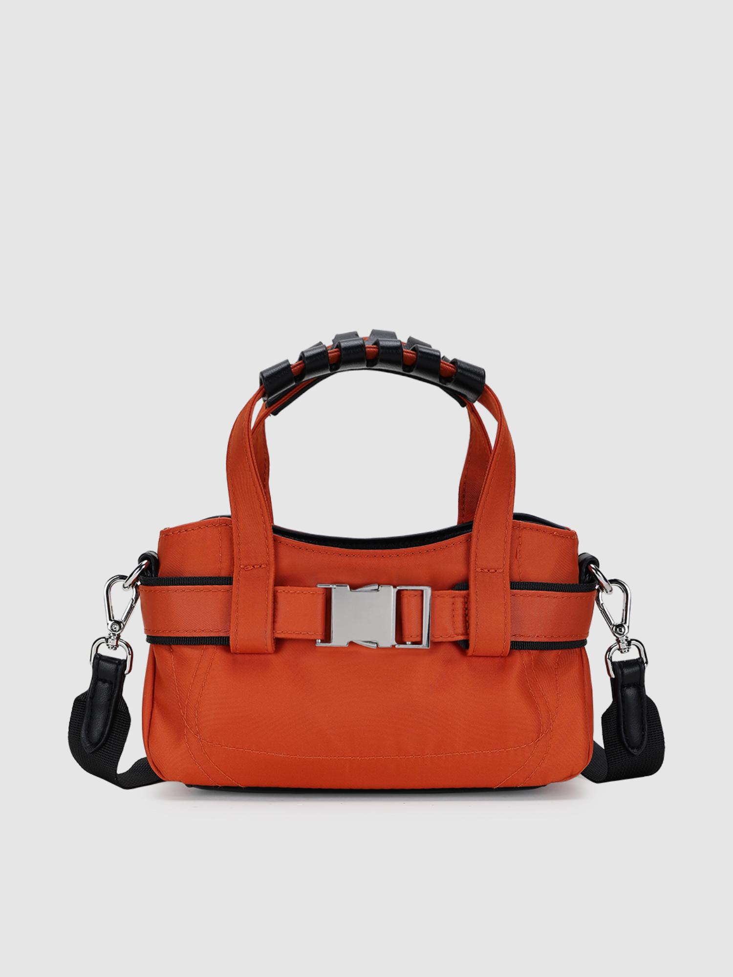 Stefi Women Mini Bag With Detachable Strap - Rust (S)