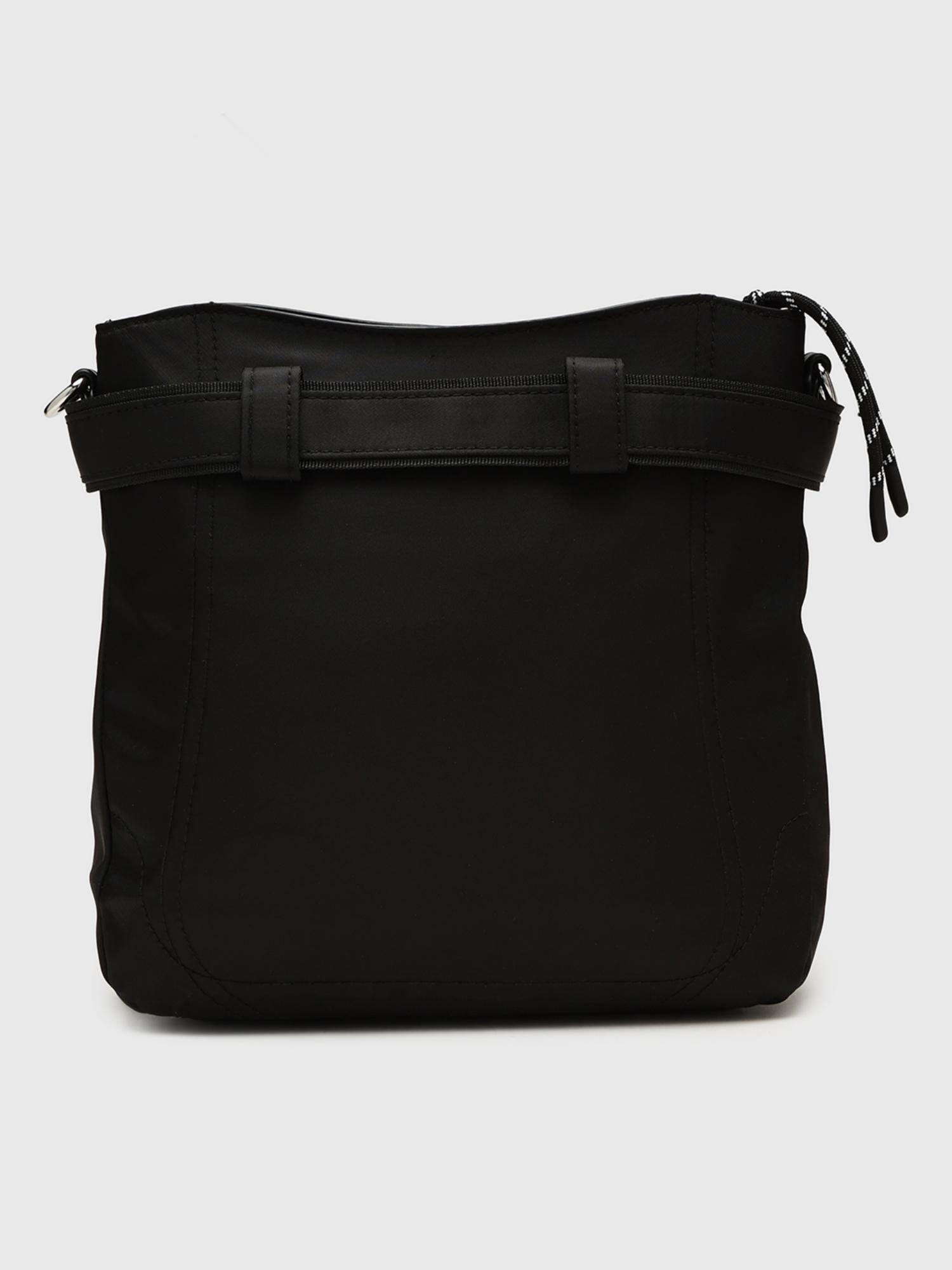 Stefi Women Crossbody Sling Bag With Detachable Strap - Black (S)