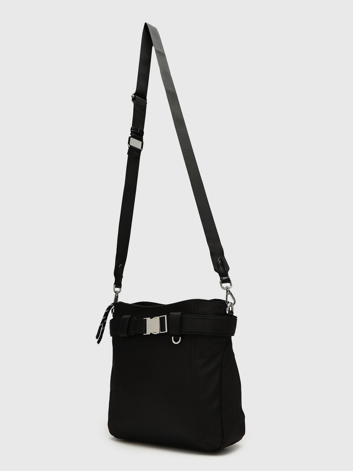 Stefi Women Crossbody Sling Bag With Detachable Strap - Black (S)