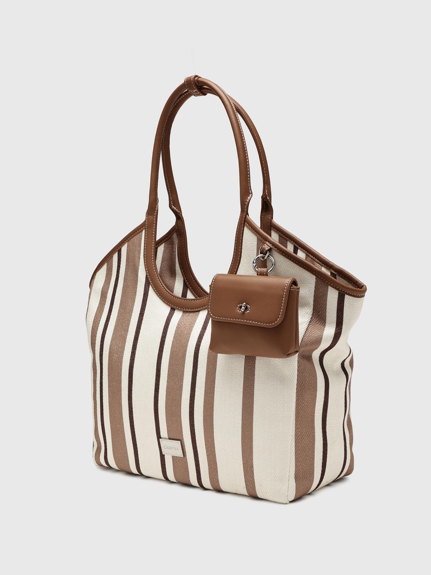 Marian Women Tote Bag & Detachable Pouch - Multi-Color (L)