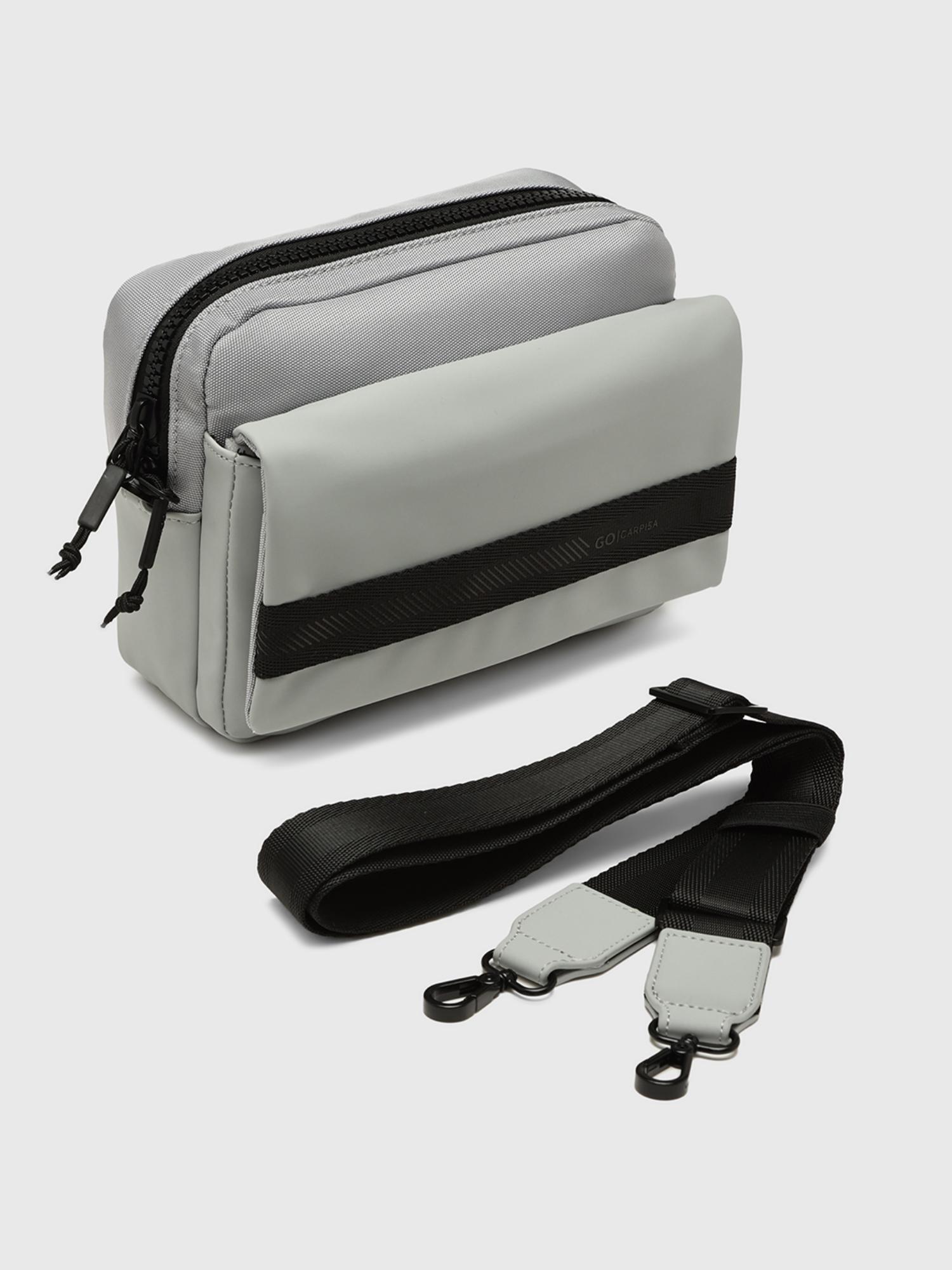 Maverick Go Ss26 Men Crossbody Sling Bag With Detachable Strap - Grey (S)