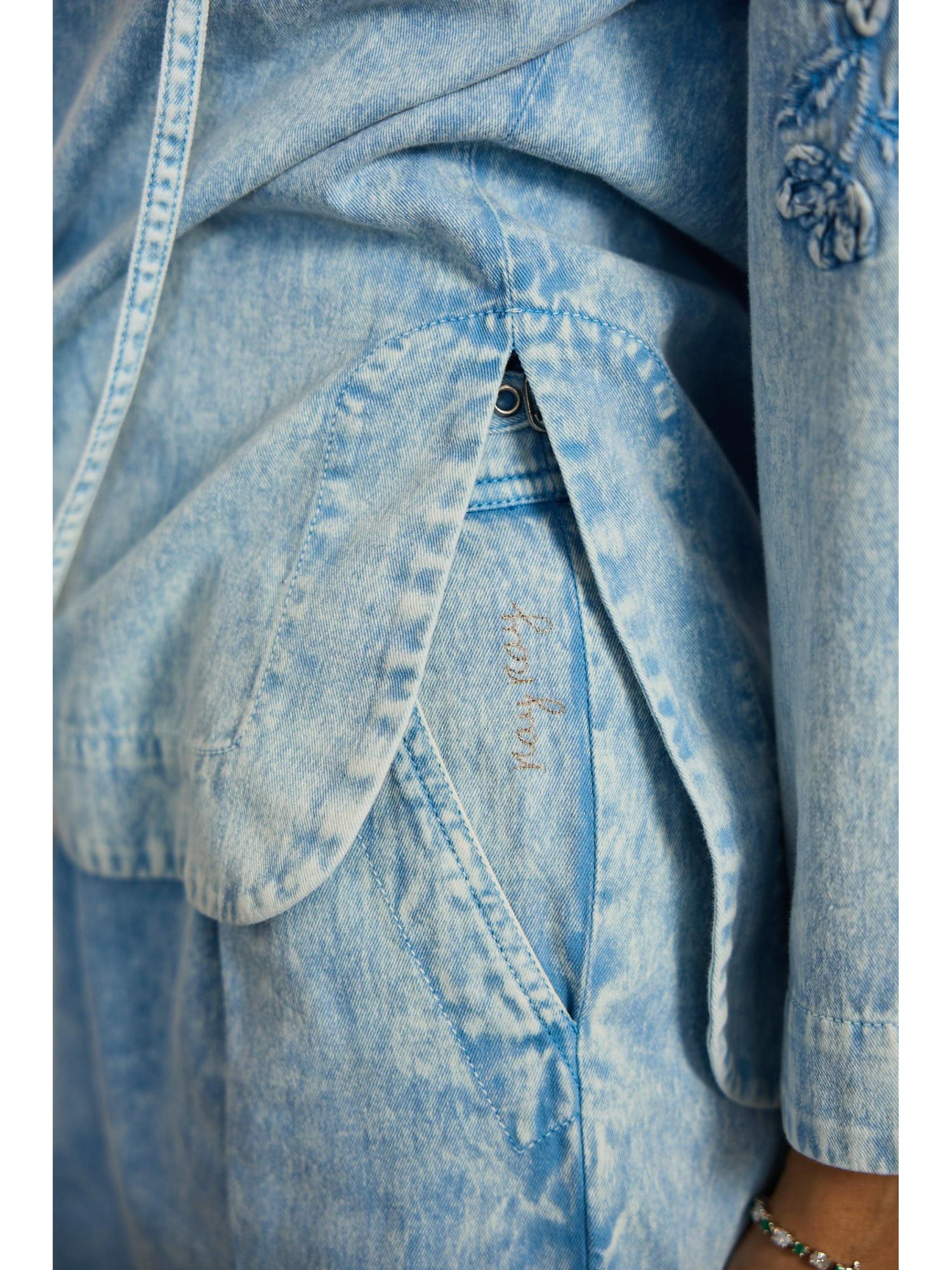 Kay Blue Denim Top with Pant