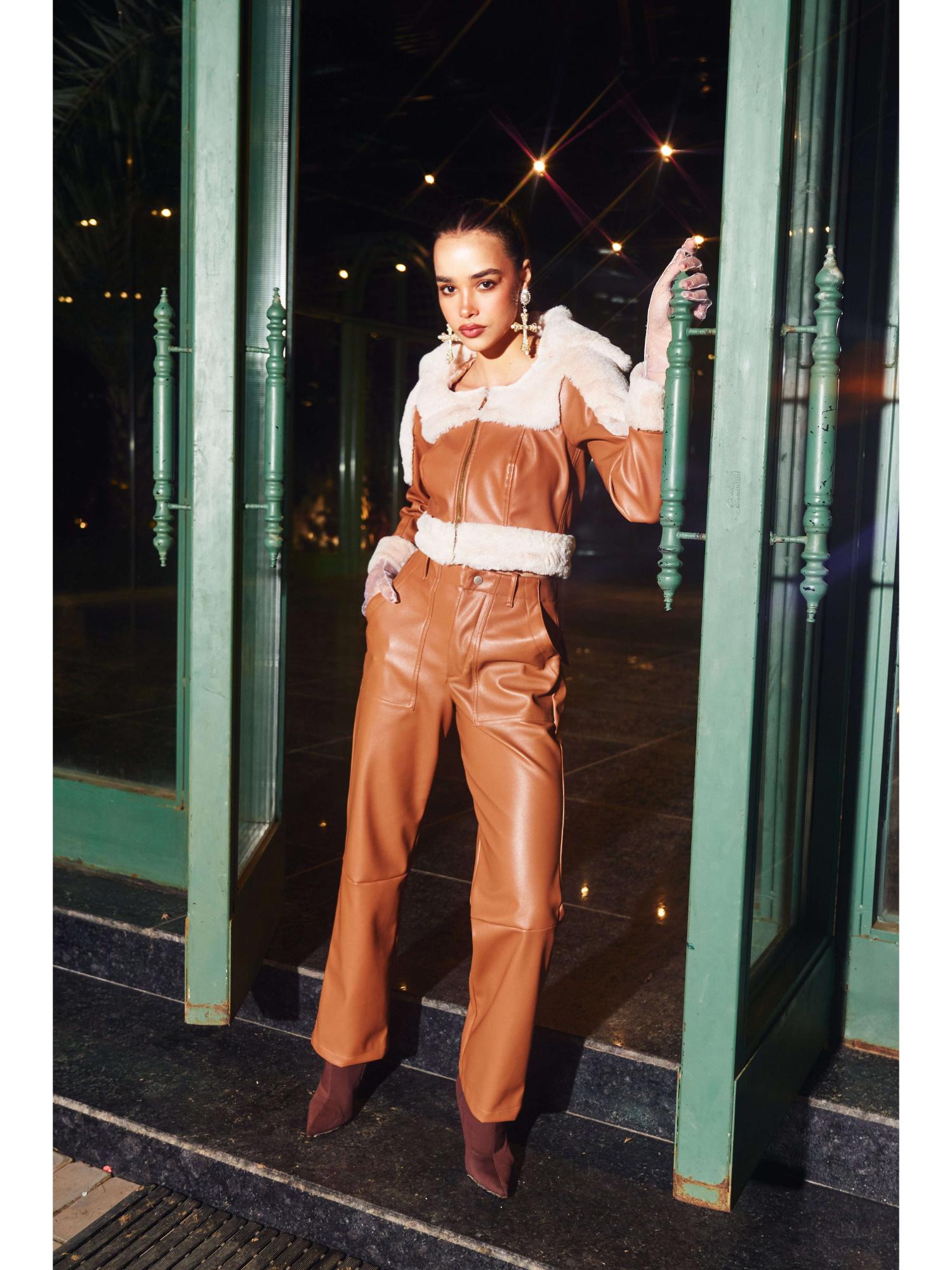 Madison Tan Jacket with Pant