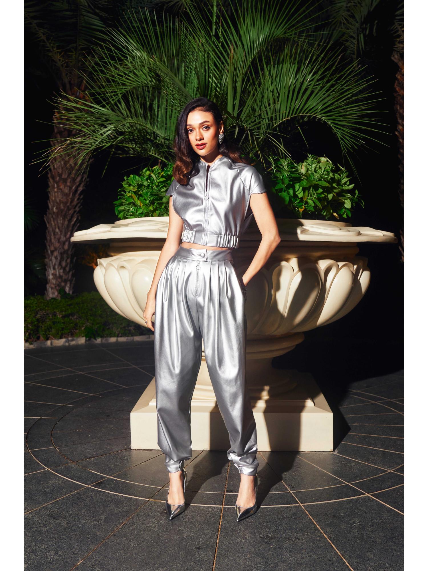 Neomi Silver Lather Top with Pant