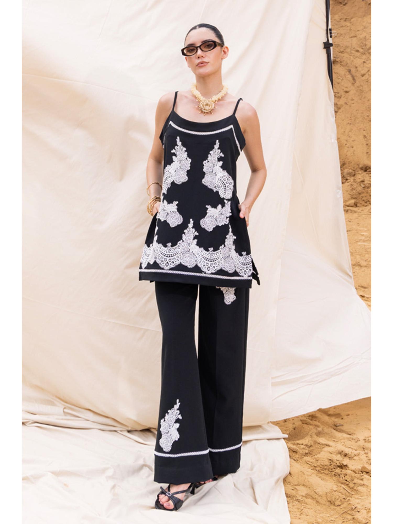 Nyra Black Tunic and Pant