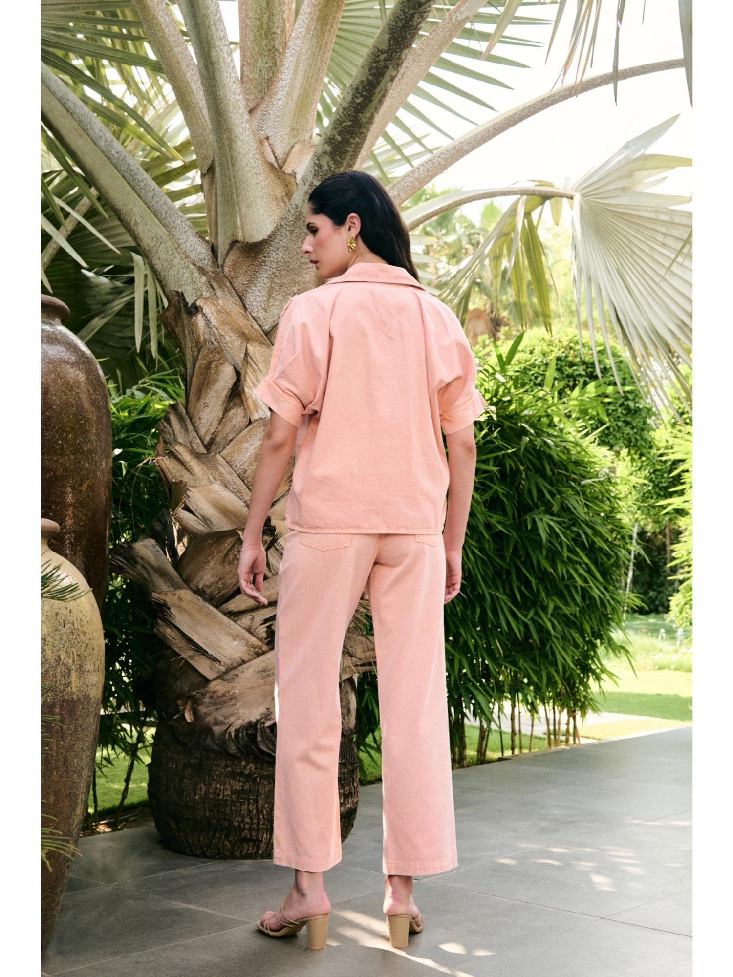 Faye Denim Shirt with Pant