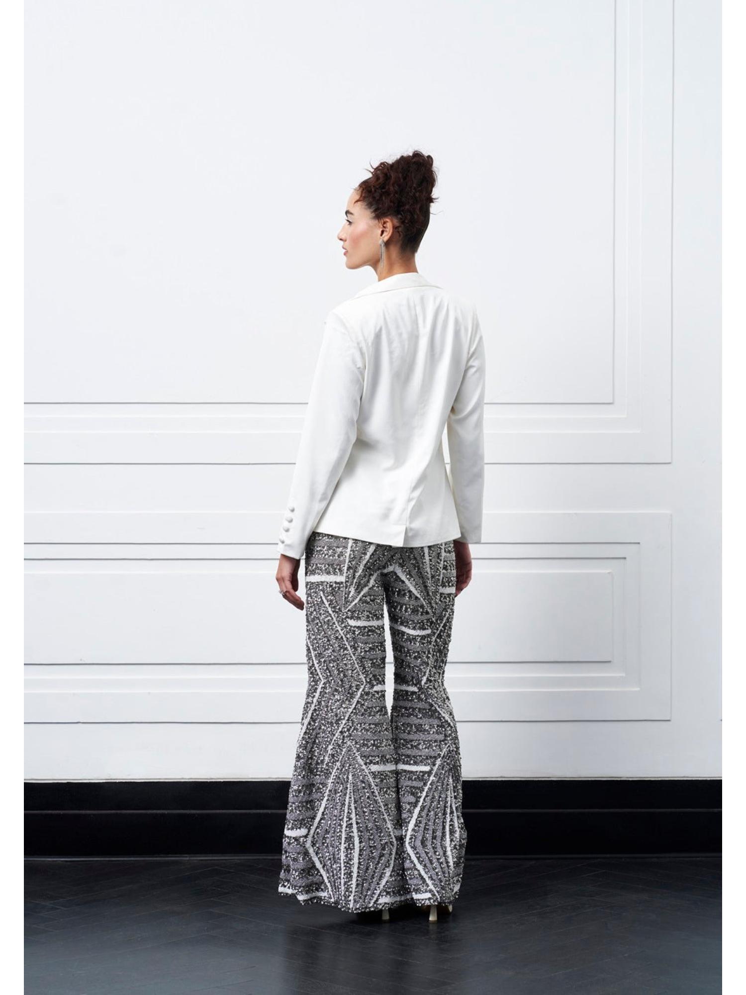 Zeke Off White Blazer with Pant