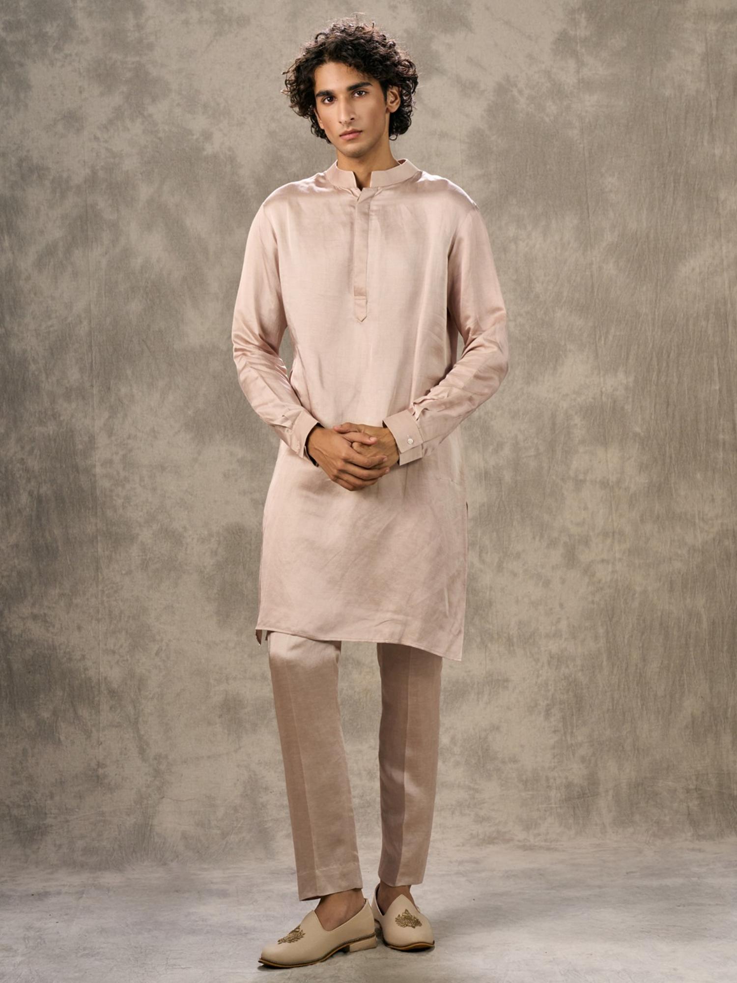 Sculptured Elegance Kurta with Pant and Jacket