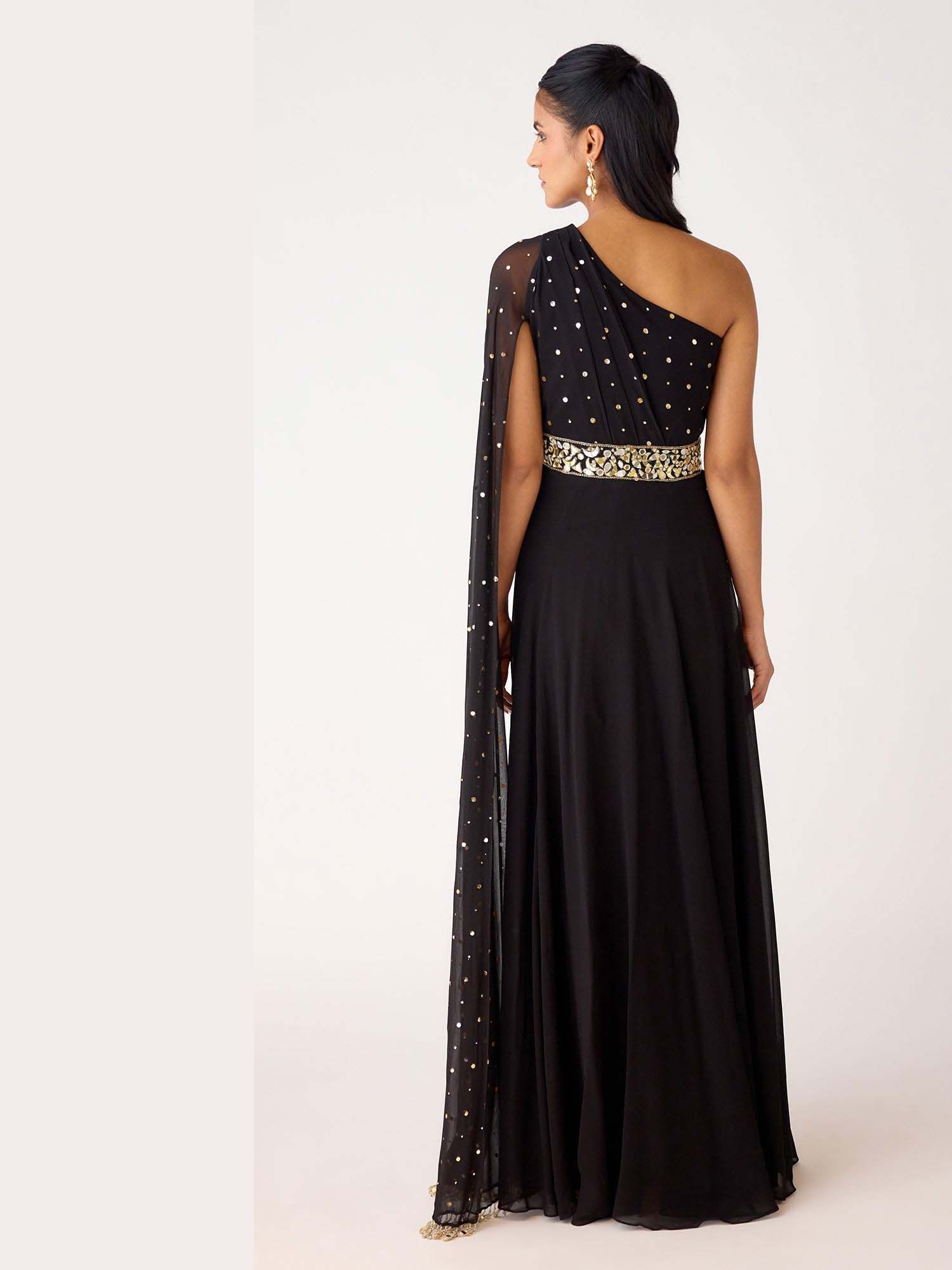 Mukaish Black Jumpsuit