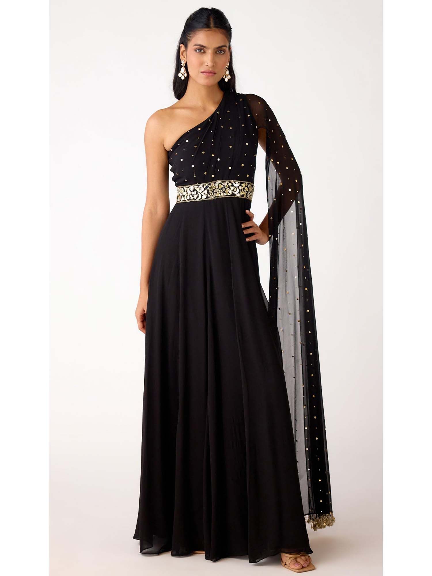 Mukaish Black Jumpsuit